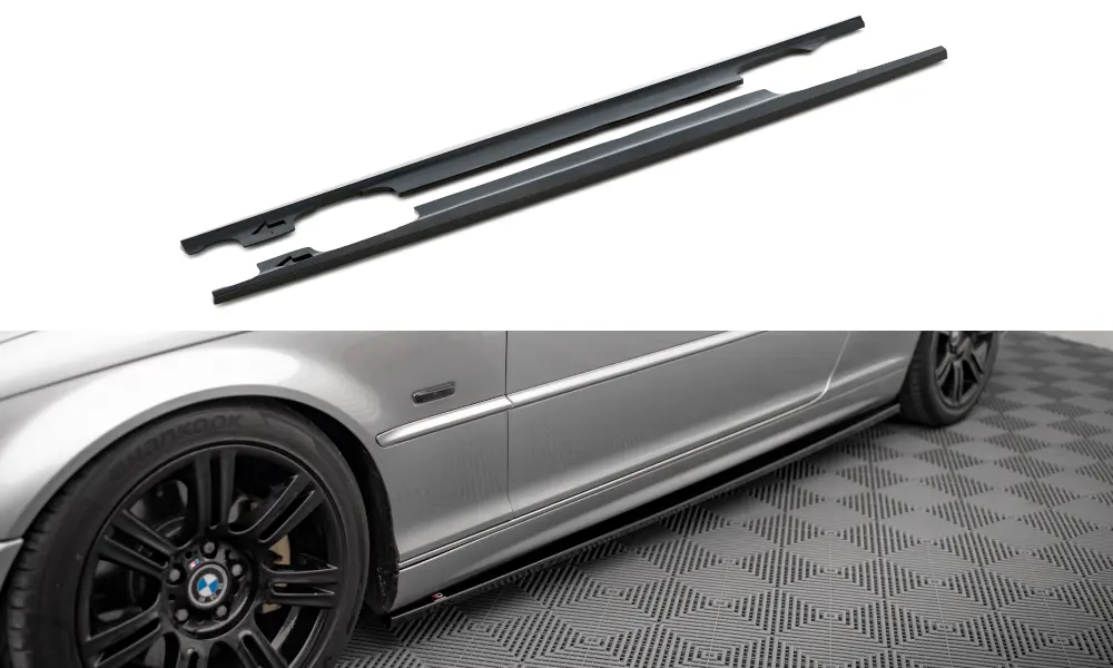 Sideskjørt BMW 3 (E46) Coupe 1998 - 2003 | Glossy Black Edition – bilde 2