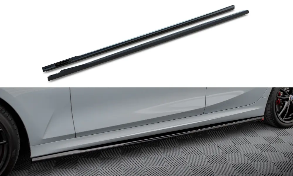 Sideskjørt BMW 3 M340i (G20/G21) / BMW 3 (G20/G21 ) M-Pakke Facelift 2022 -> | Glossy Black Edition – bilde 2