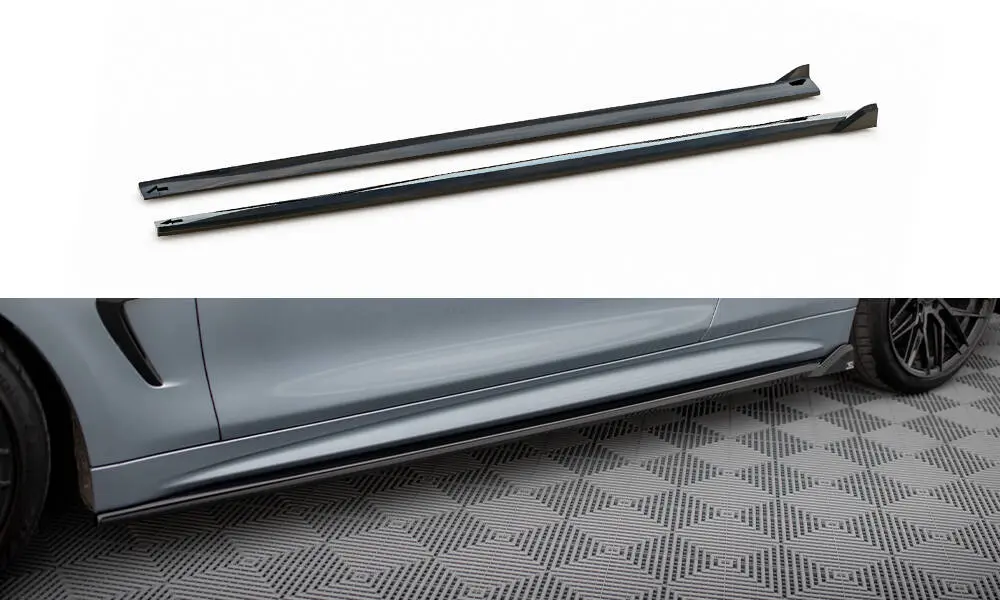 Sideskjørt BMW 4 Coupe (F32) M-Pakke 2013 - 2020 | V.2 Glossy Black Edition – bilde 2