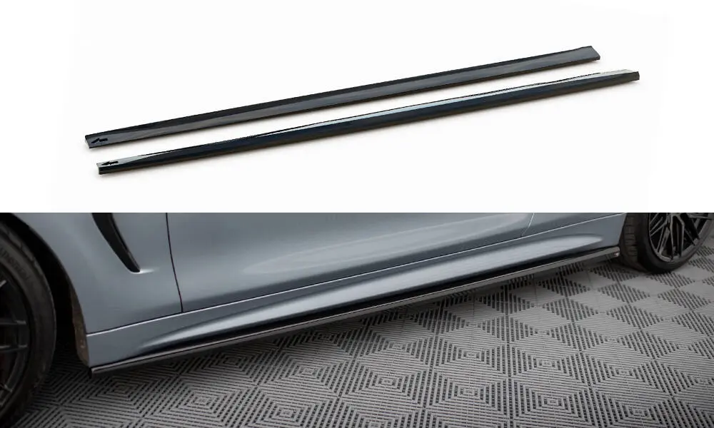 Sideskjørt BMW 4 Coupe (F32) M-Pakke 2013 - 2020 | V.3 Glossy Black Edition – bilde 2