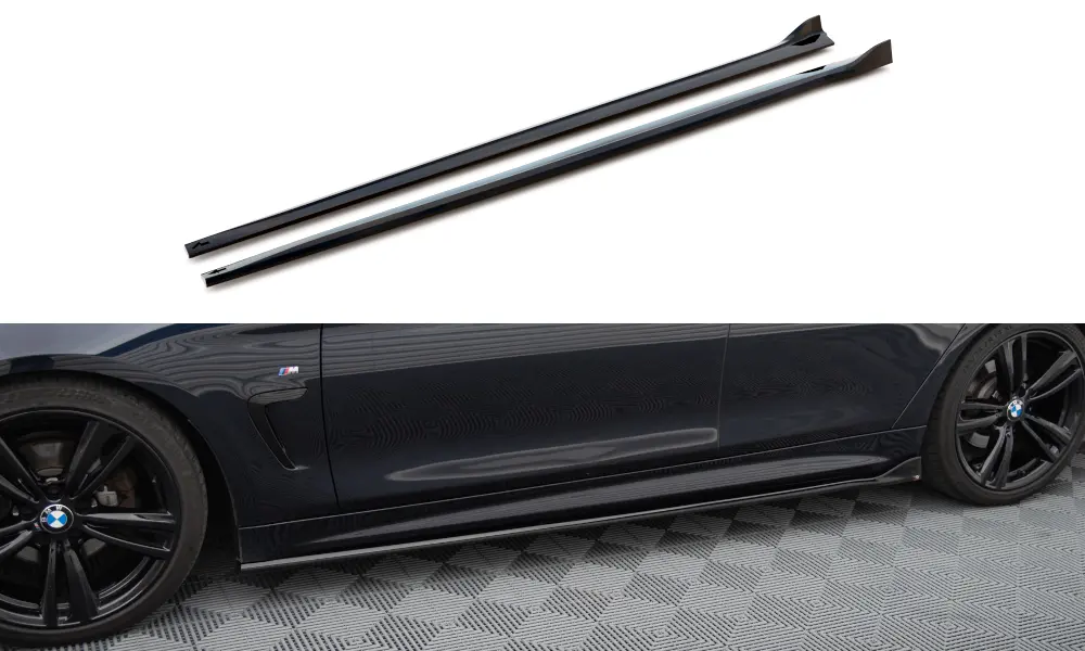 Sideskjørt BMW 4 Gran Coupe (F36) M-Pakke 2014 -2017 | Glossy Black Edition – bilde 3