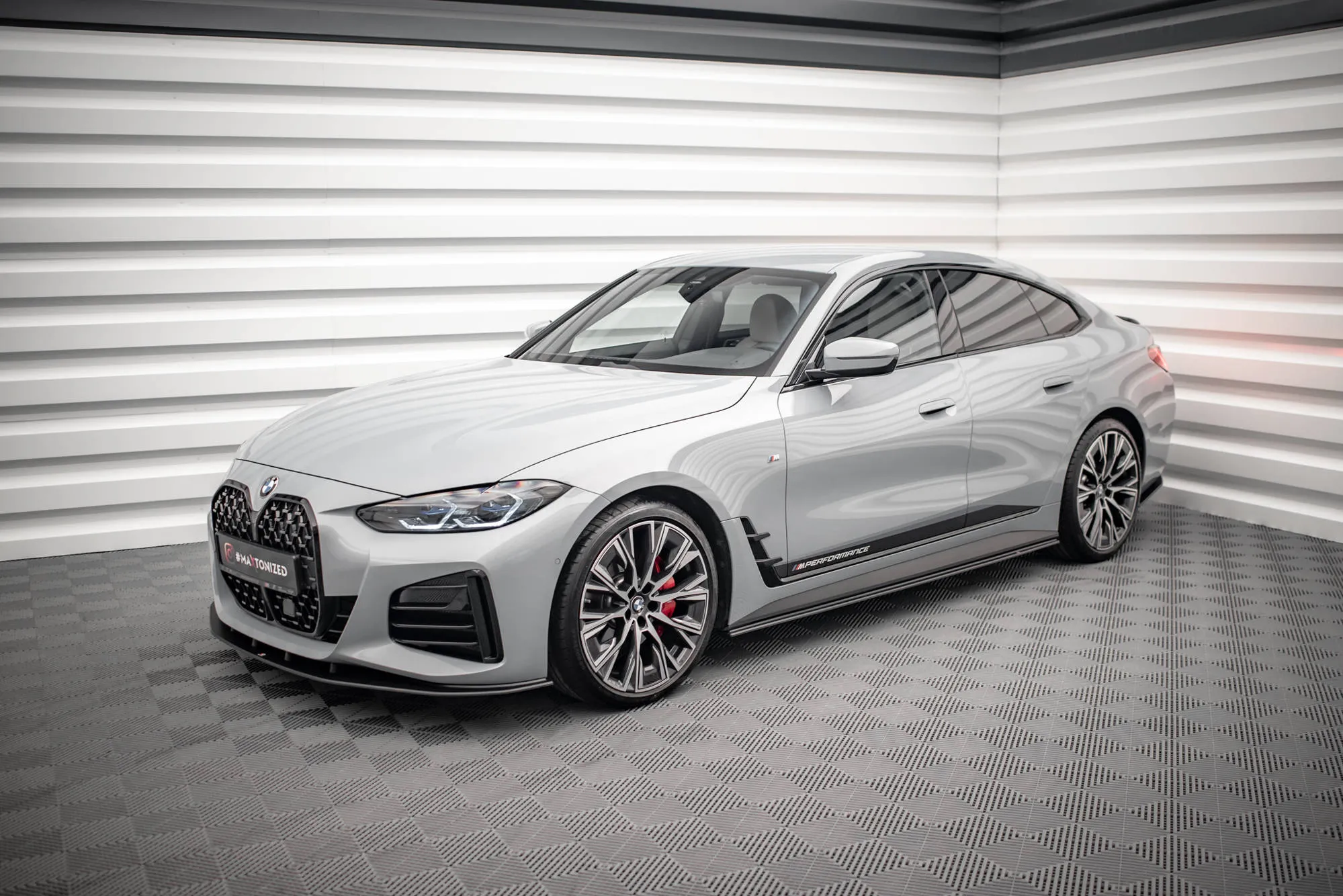 Sideskjørt BMW 4 M Pack (G22 / G23) 2020-> / BMW i4 (G26) 2021-> | Street Pro Black Edition – bilde 2