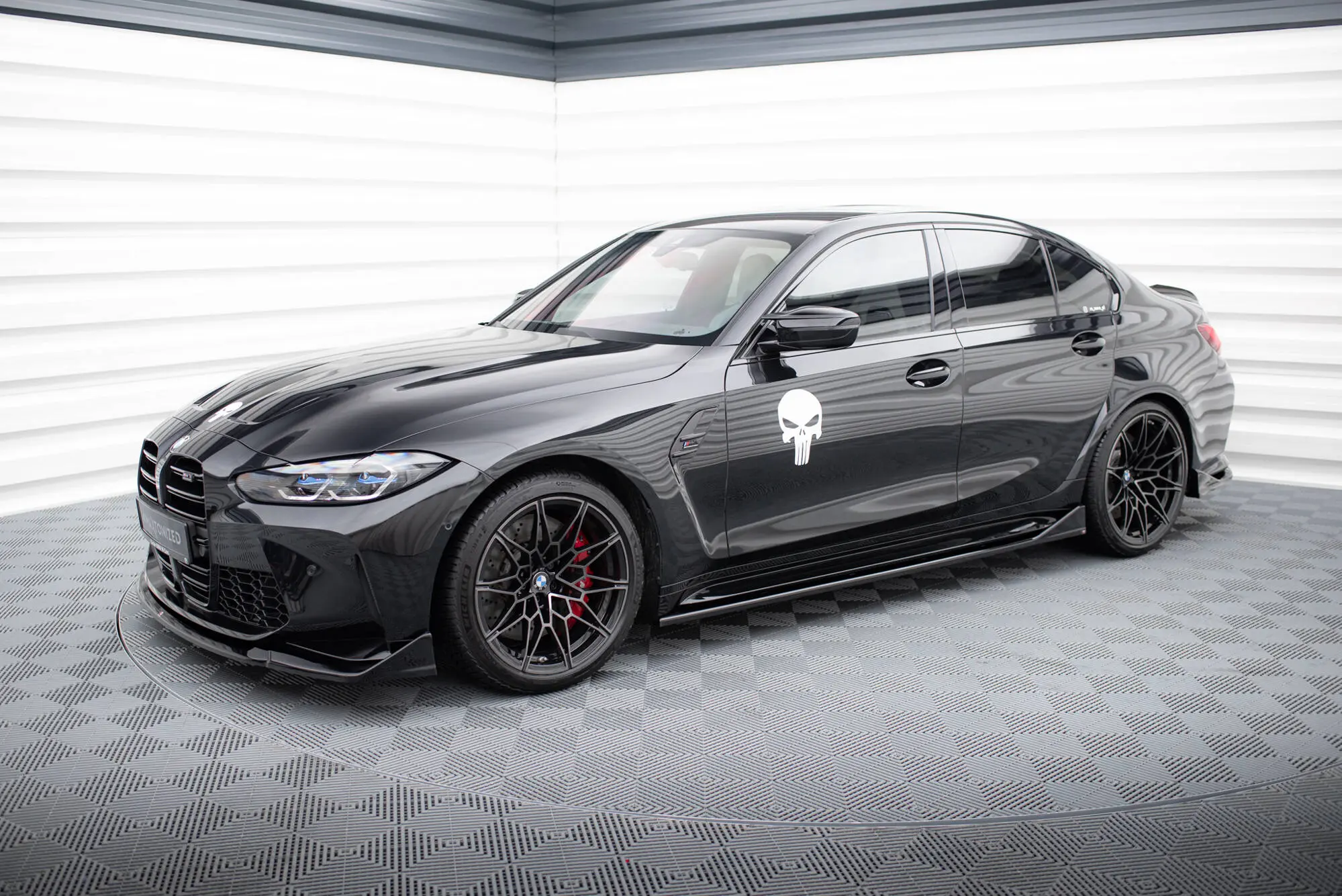 Sideskjørt BMW M3 (G80) CSL Look 2021 - > | V.3 Glossy Black Edition – bilde 4