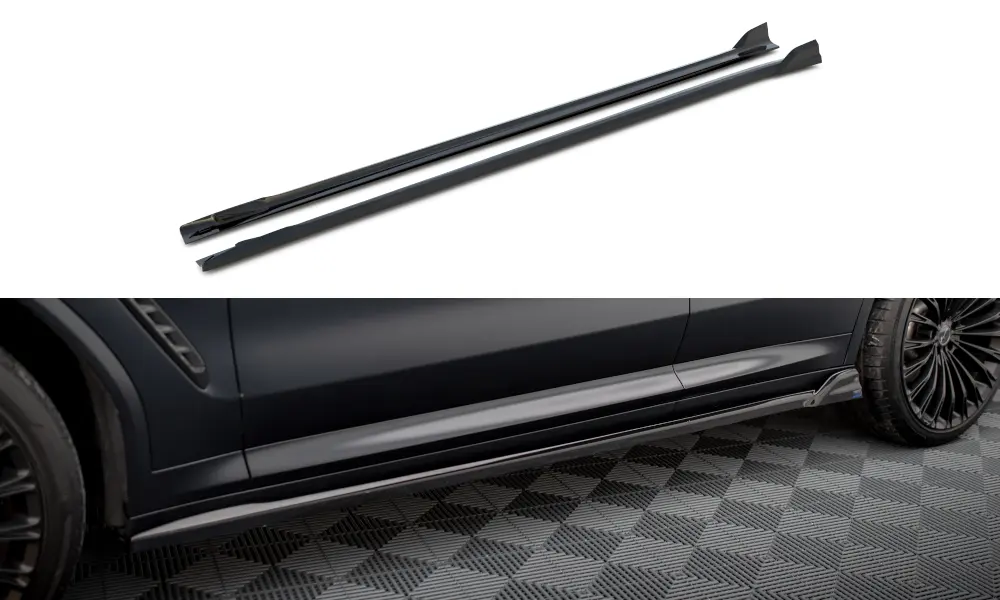 Sideskjørt BMW X3 (G01) M-Pakke Facelift 2021 - 2024 | Glossy Black Edition – bilde 2