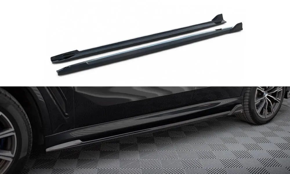 Sideskjørt BMW X5 (G05) M-Pakke  2018 - 2023 | V.2 Glossy Black Edition – bilde 2