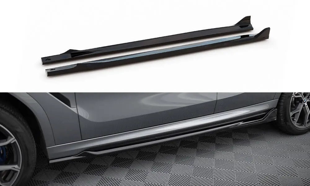 Sideskjørt BMW X6 (G06) M-Pakke Facelift 2023 -> | V.1 Glossy Black Edition – bilde 3