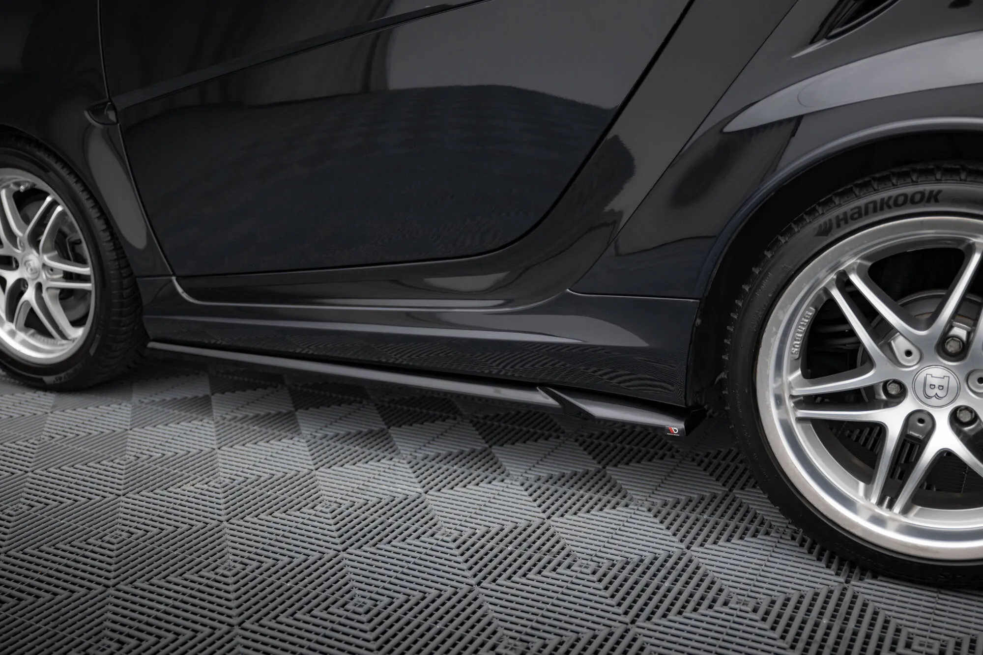Sideskjørt Brabus Smart Fortwo (C451) Facelift 2012 - 2014 | Glossy Black Edition – bilde 3