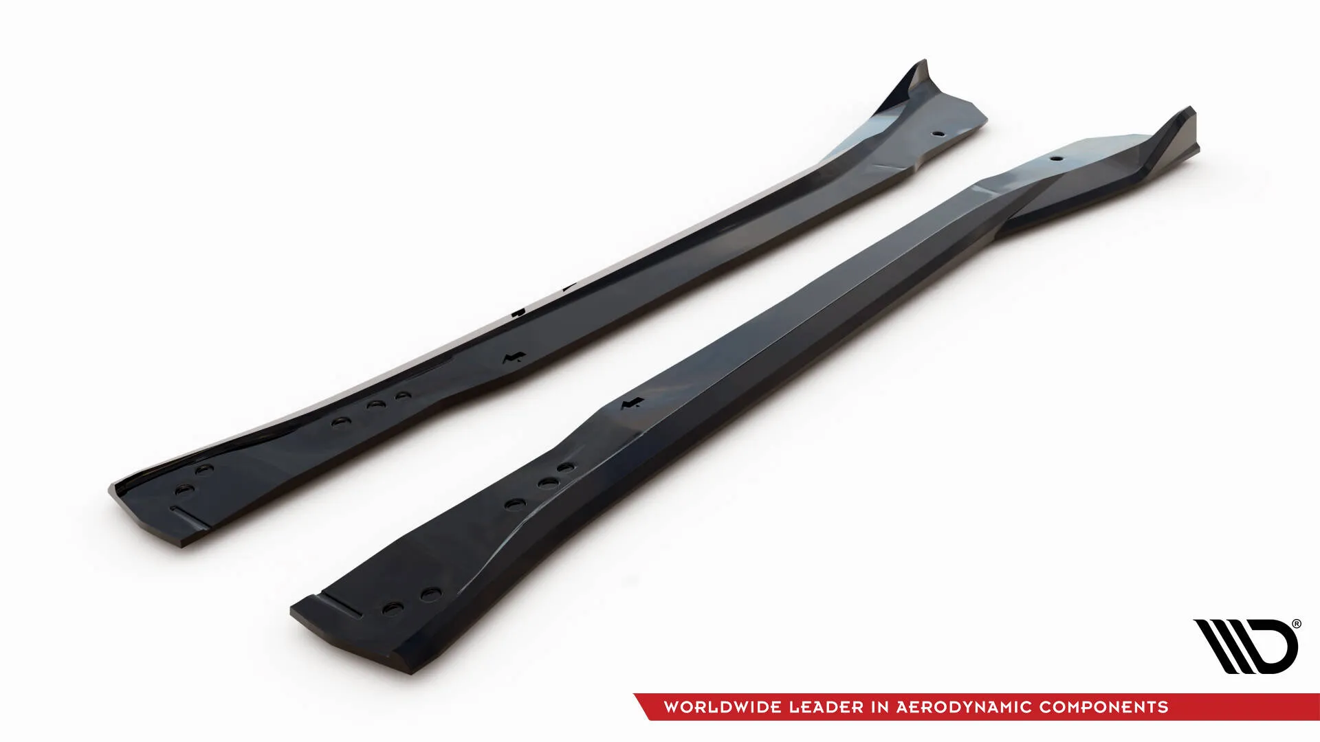 Sideskjørt Chevrolet Corvette (Z06) C7 2013 - 2019 | Glossy Black Edition – bilde 5