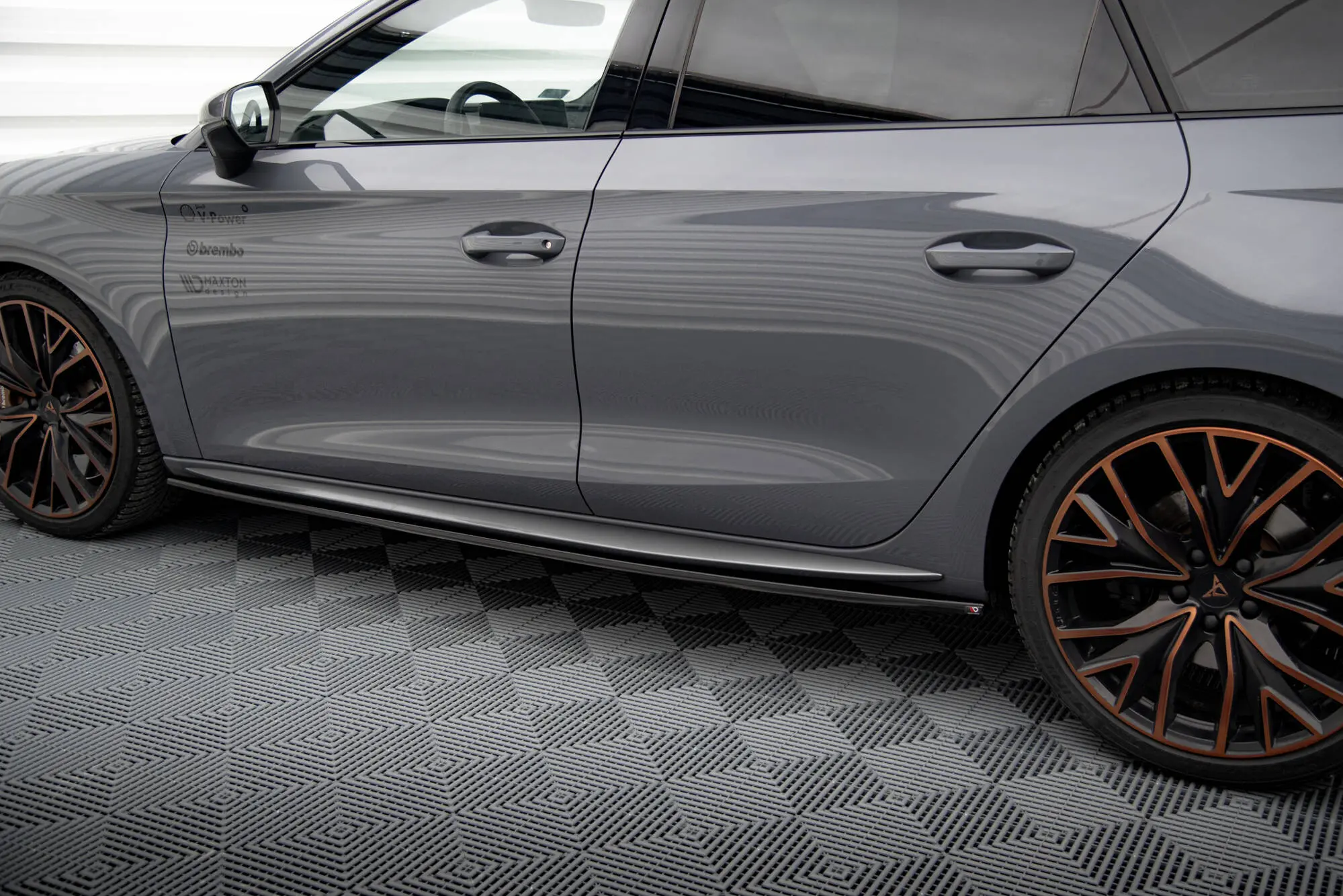 Sideskjørt Cupra Leon Aero Mk1 2020 - > | Glossy Black Edition – bilde 4