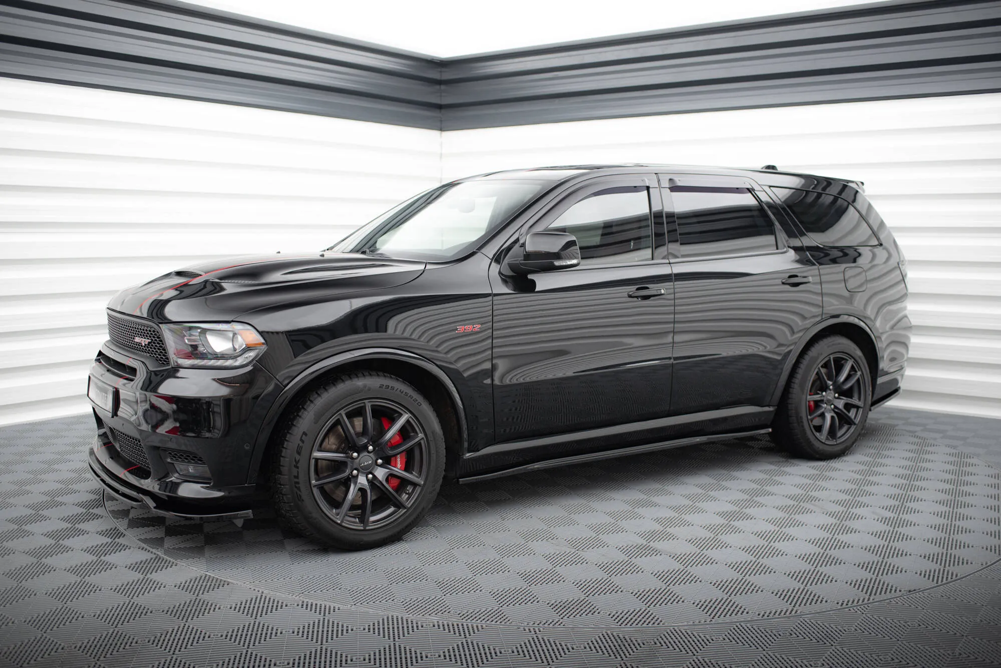 Sideskjørt Dodge Durango (III) 2011 - 2026 | Glossy Black Edition – bilde 2