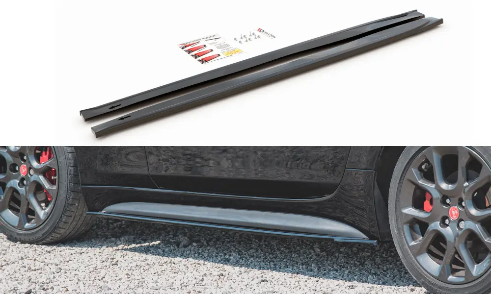 SIDESKJØRT Fiat 124 Spider Abarth 2016-2020 – bilde 3