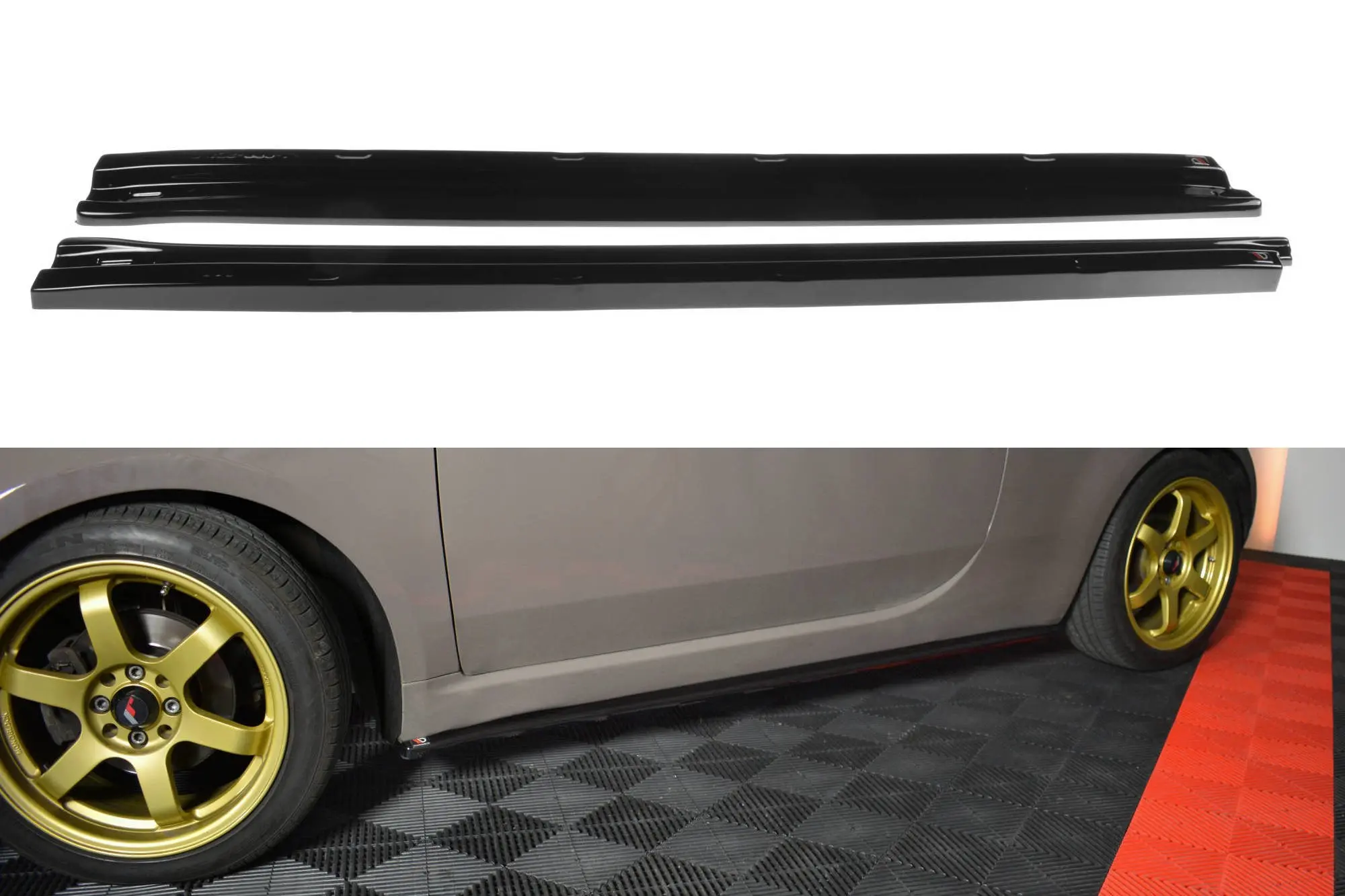 Sideskjørt Fiat 500 2007 -2015 – bilde 3