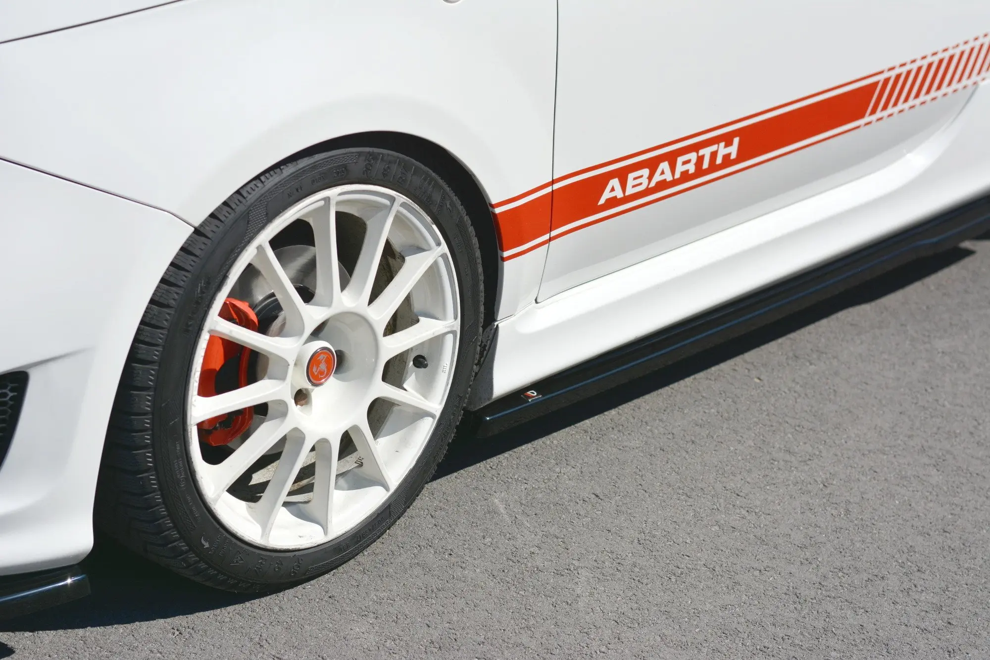 Sideskjørt Fiat 500 Abarth 2008-2012