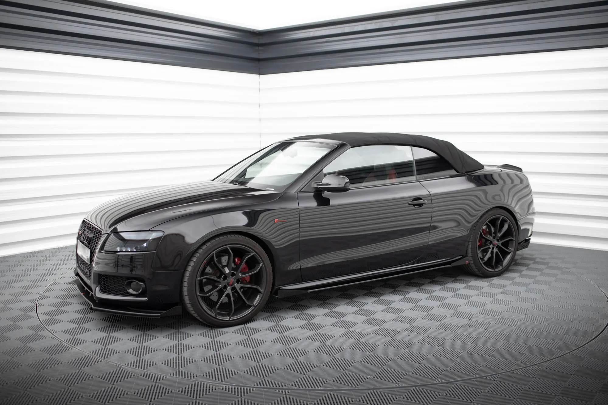 Sideskjørt + flopper Audi A5 (8T) / A5 (8T) S-Line / S5 (8T) 2007 - 2016 | Street Pro Black Edition – bilde 4