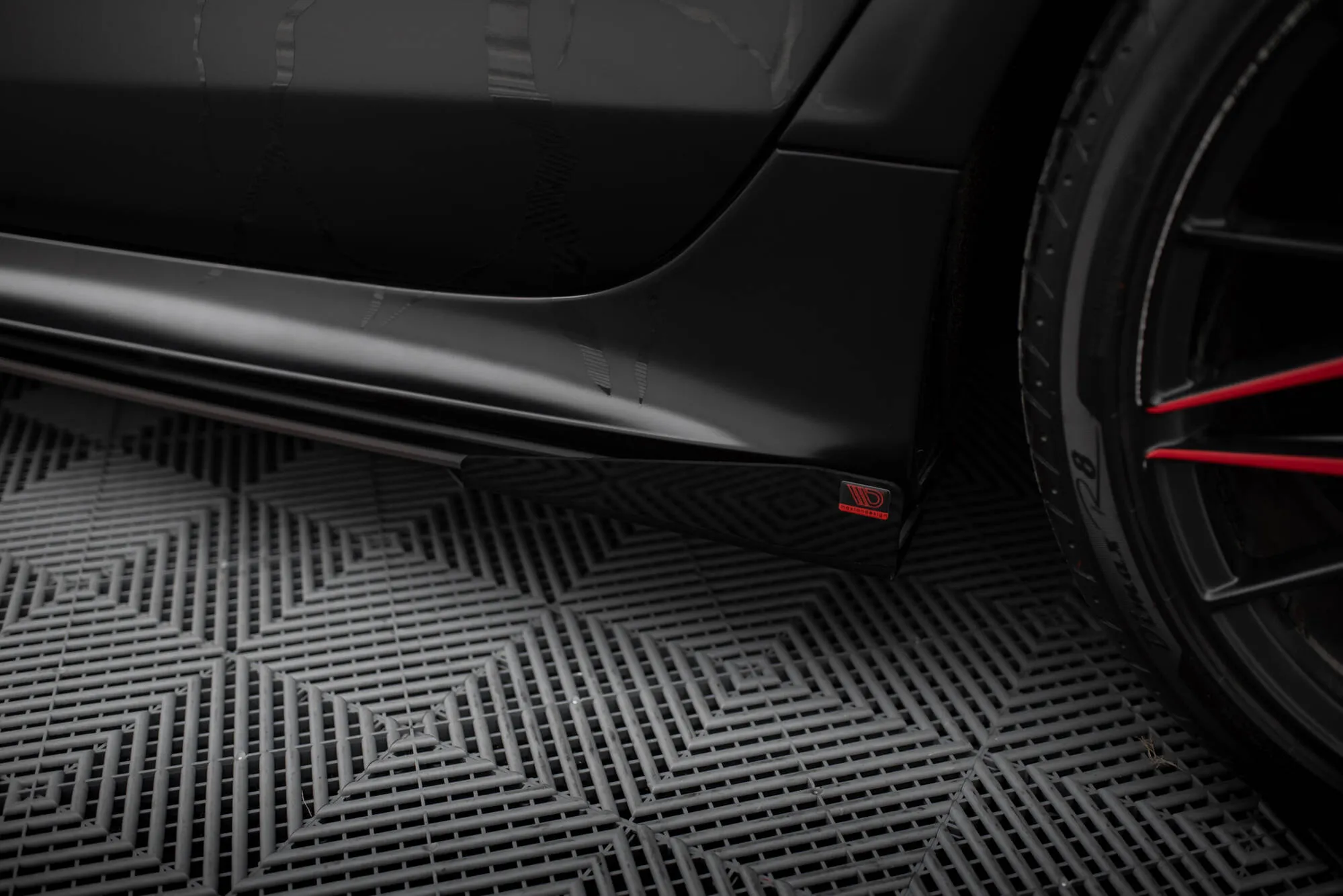 Sideskjørt + Flopper Audi A7 C7 RS7 Look 2010 - 2014 | Street Pro Black Edition – bilde 4