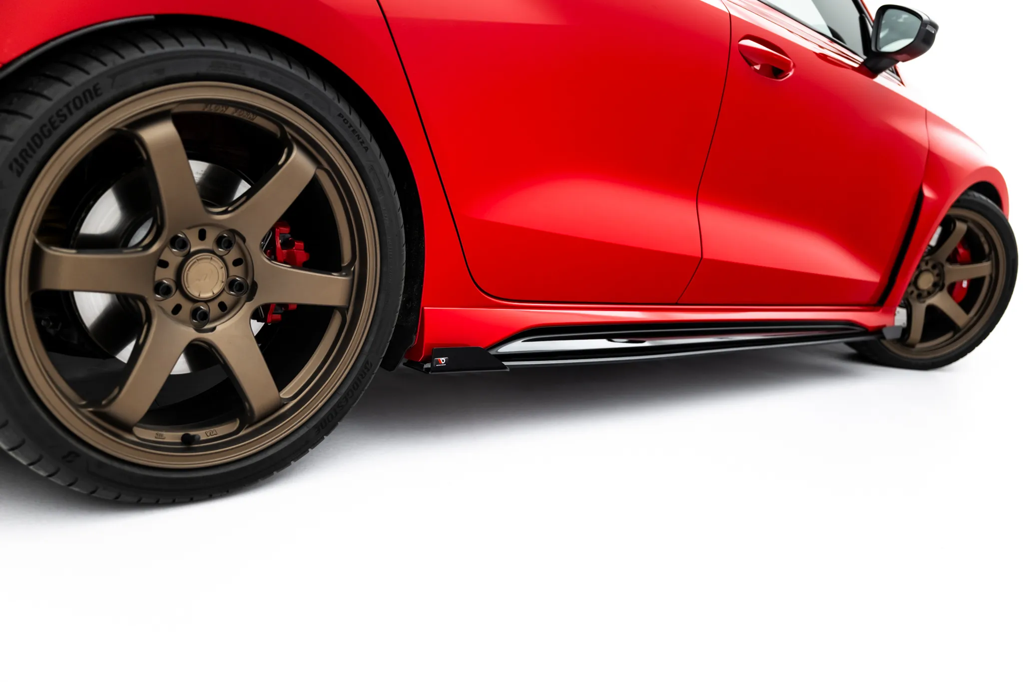 Sideskjørt + Flopper Audi RS3 Sedan 8Y Facelift 2024 -> | Street Pro Black Edition – bilde 4