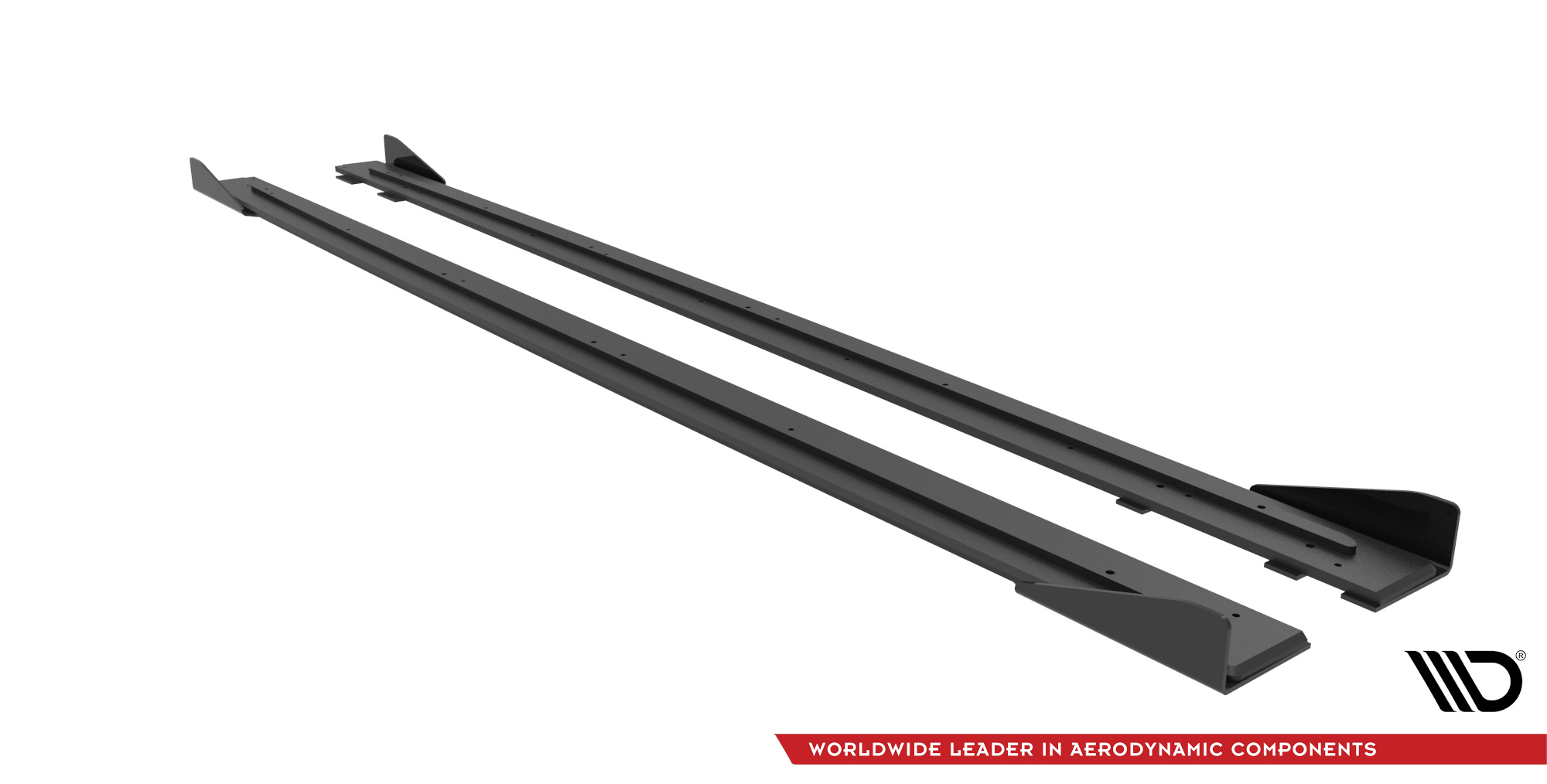 Sideskjørt + flopper Audi RS6 (C6) Avant 2007 - 2010 | Street Pro Black Edition – bilde 5