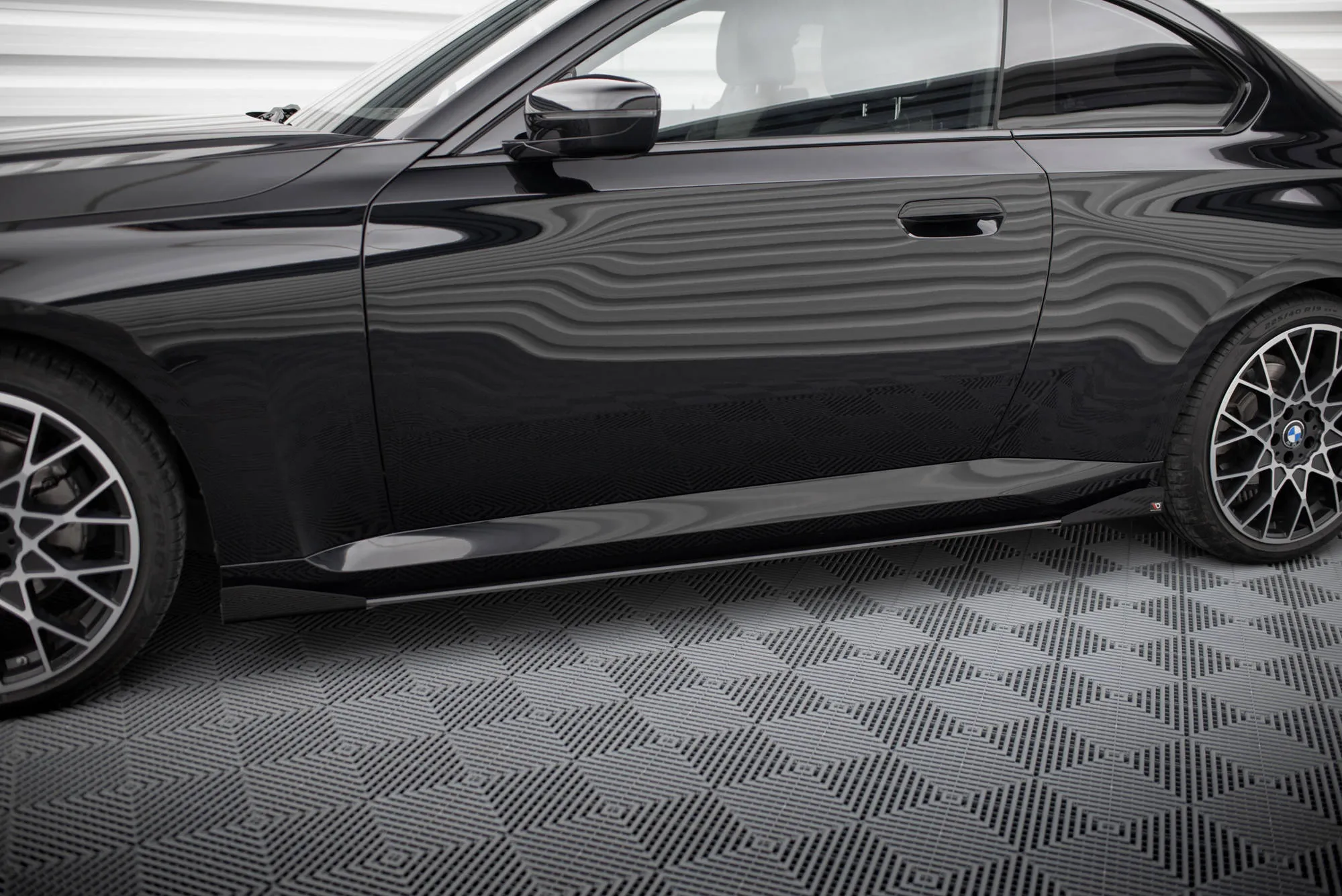 Sideskjørt + Flopper BMW 2 Coupe (G42) 2021 - > | Street Pro Black Edition