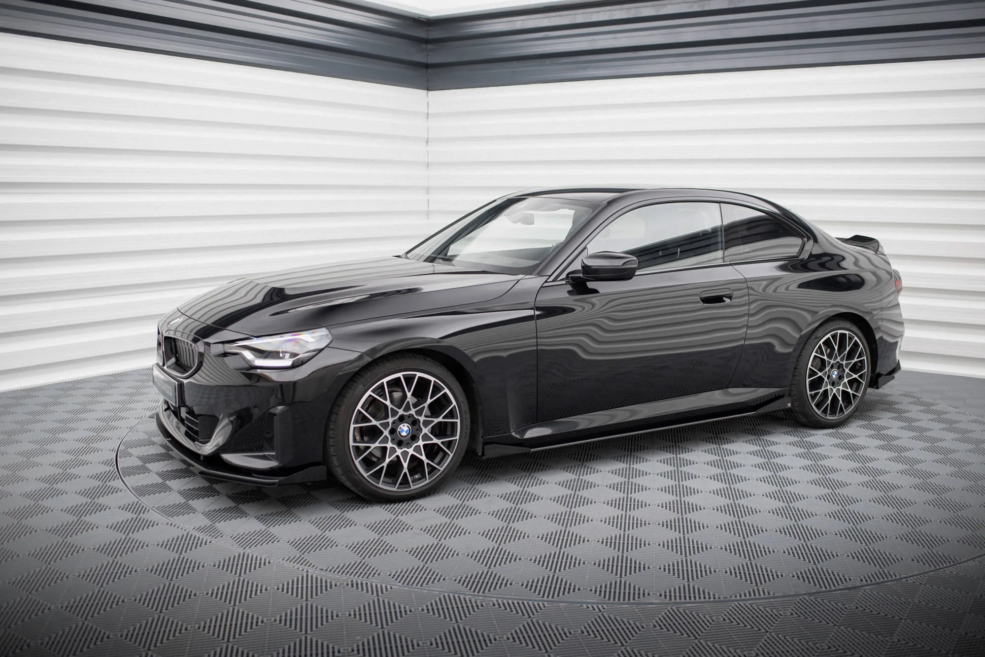 Sideskjørt + Flopper BMW 2 Coupe (G42) 2021 - > | Street Pro Black Edition – bilde 2
