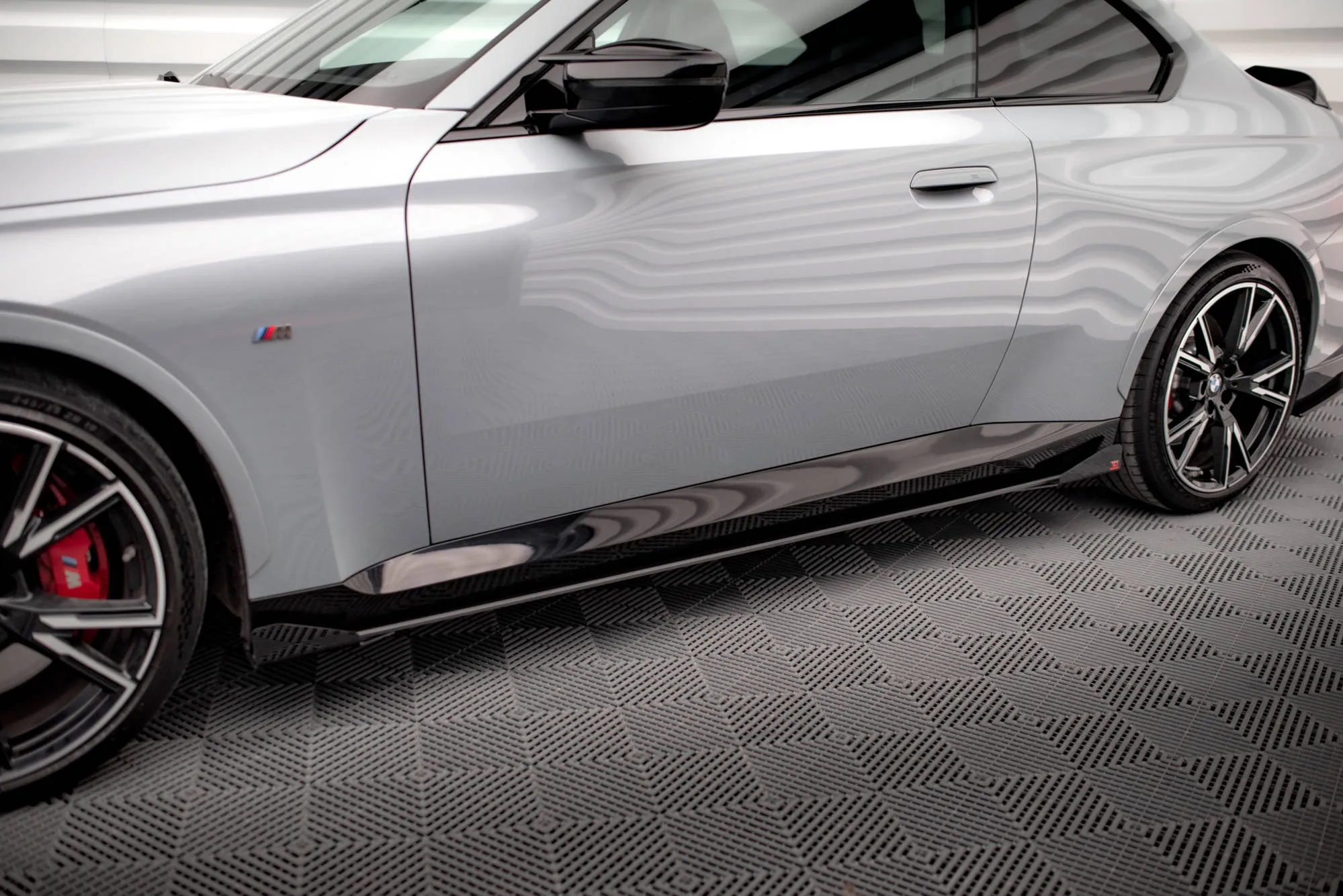 Sideskjørt + Flopper BMW 2 Coupe (G42) M-Pack 2021 -> | Street Pro Black Edition