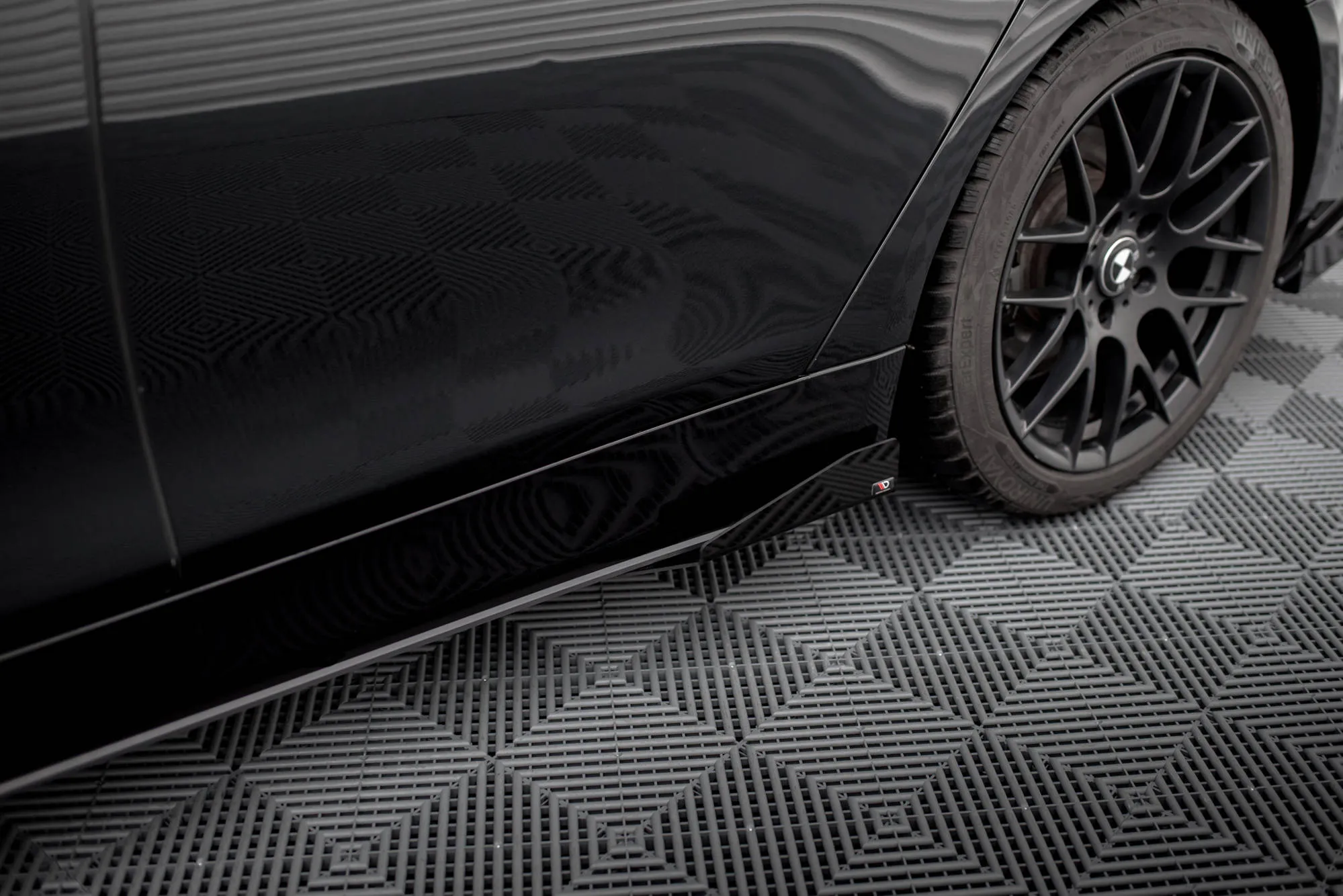 Sideskjørt-flopper BMW 4 Gran Coupe (F36) 2014-2017 | Glossy Black Edition
