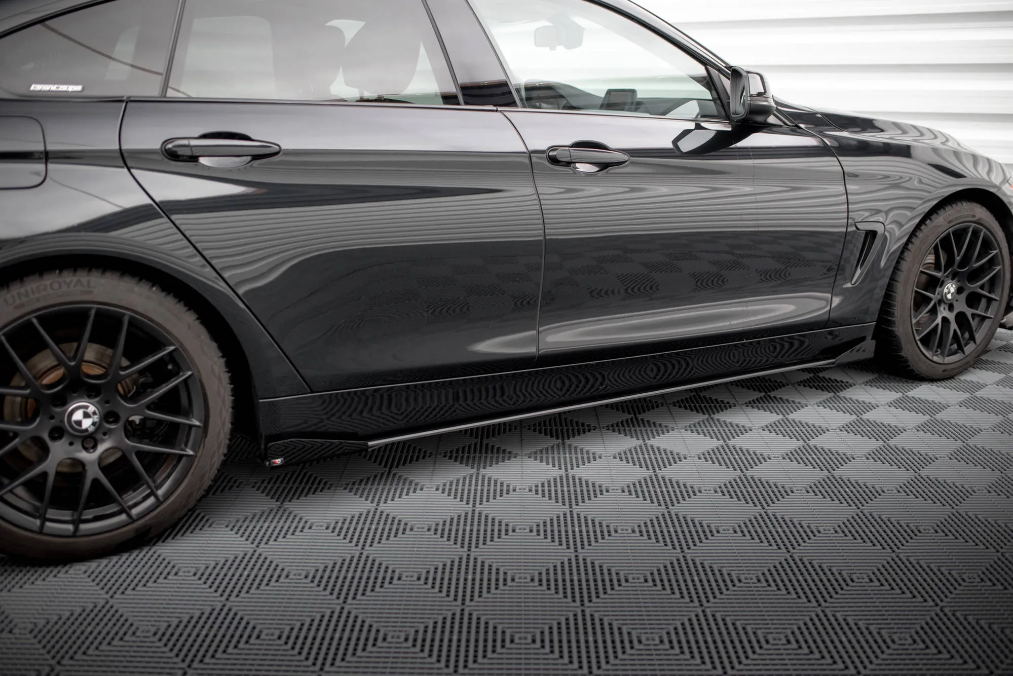 Sideskjørt + Flopper BMW 4 Gran Coupe (F36) 2014-2017 | Street Pro Black Edition – bilde 2