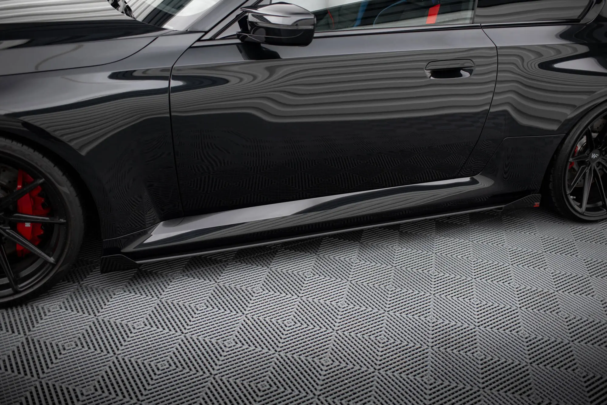 Sideskjørt + flopper BMW M2 Coupe (G87) 2023 - > | V.1 Street Pro Black Edition – bilde 2