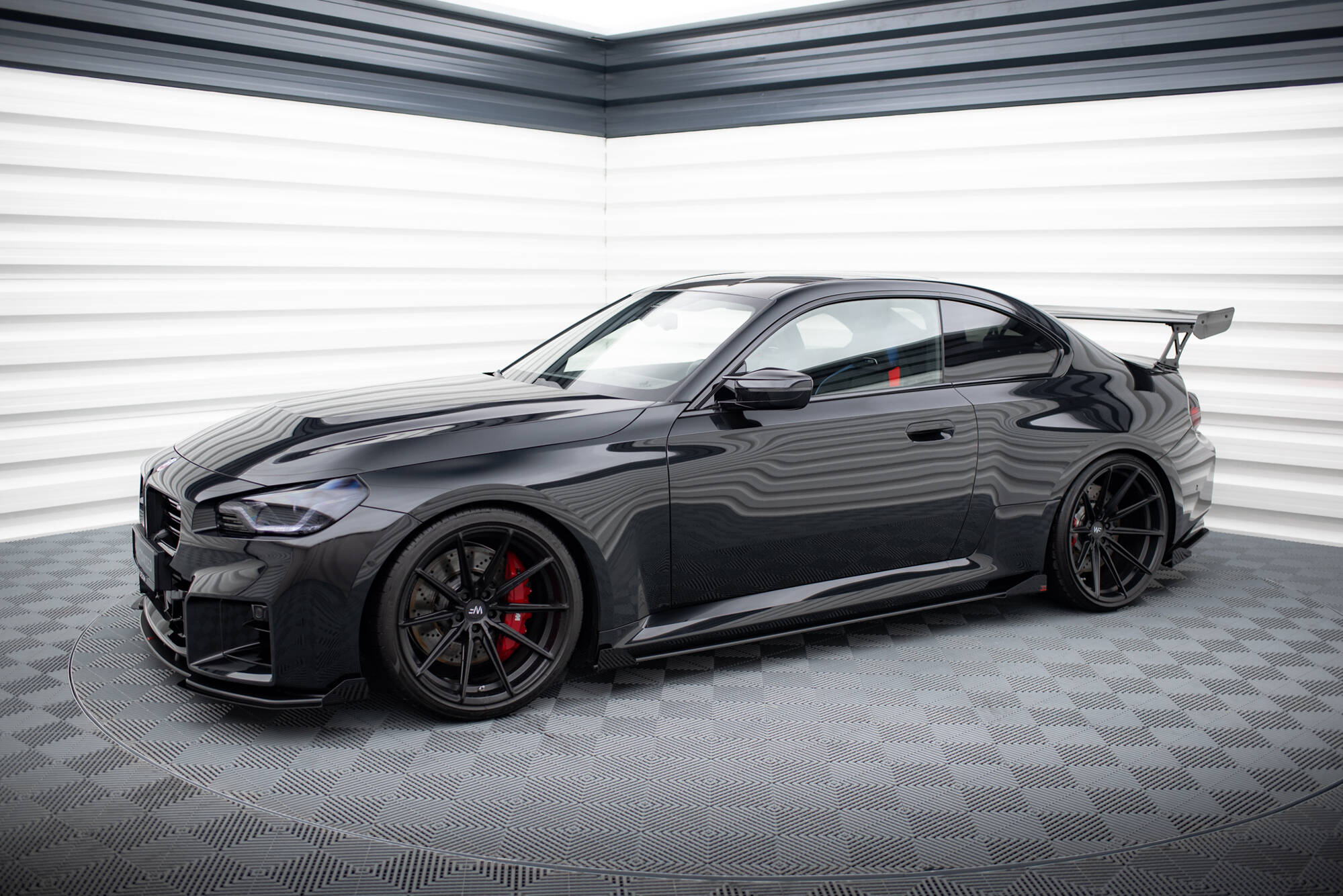 Sideskjørt + flopper BMW M2 Coupe (G87) 2023 - > | V.1 Street Pro Black Edition – bilde 4