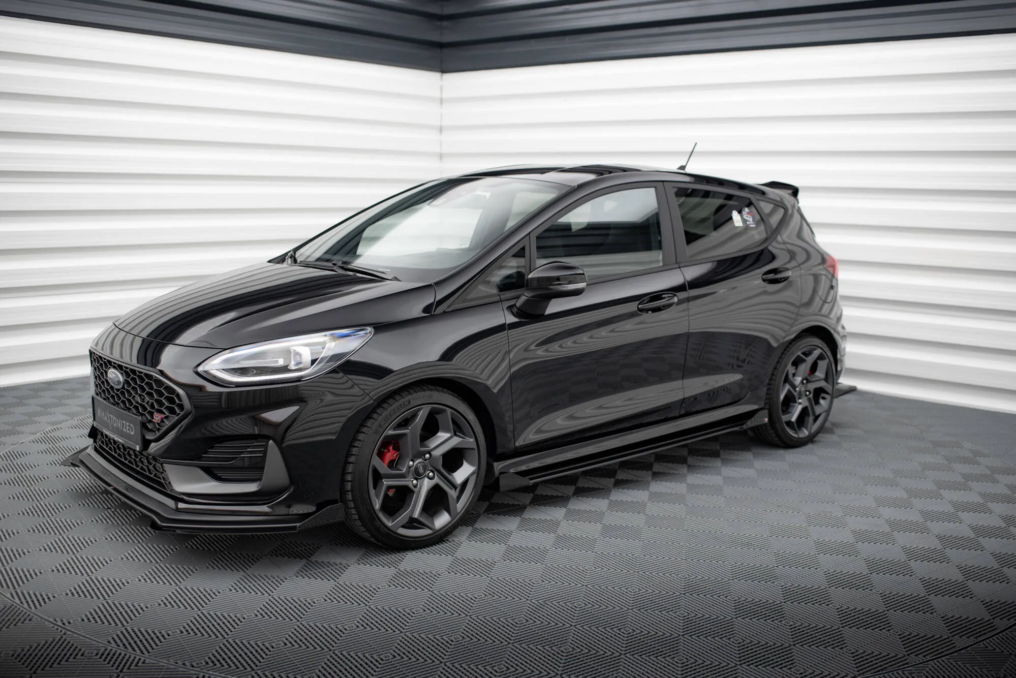Sideskjørt-flopper Ford Fiesta Mk7 ST / ST-Line 2016 - 2023 | Glossy Black Edition – bilde 2