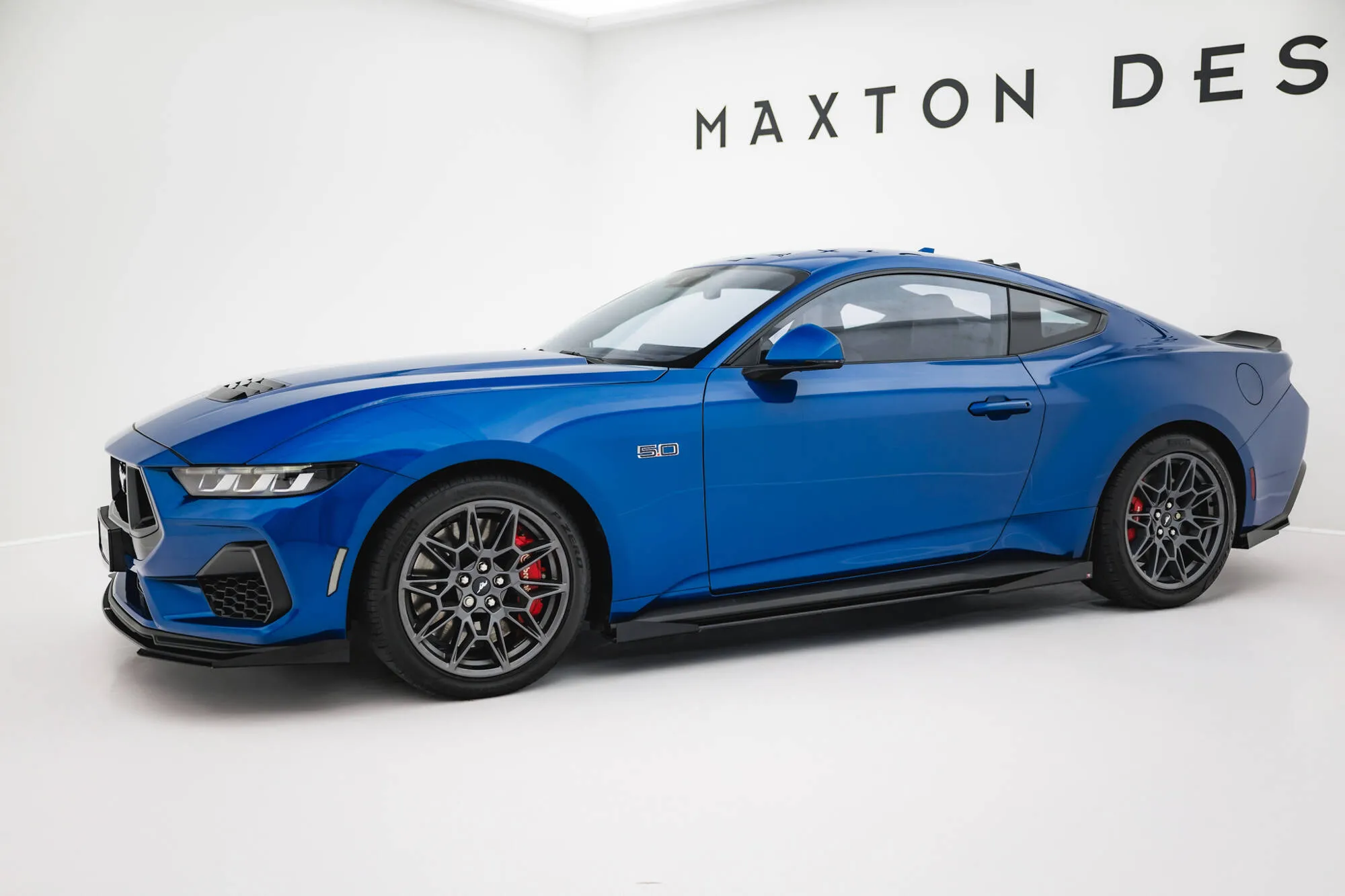 Sideskjørt-flopper Ford Mustang GT VII 2023 -> | Glossy Black Edition – bilde 2