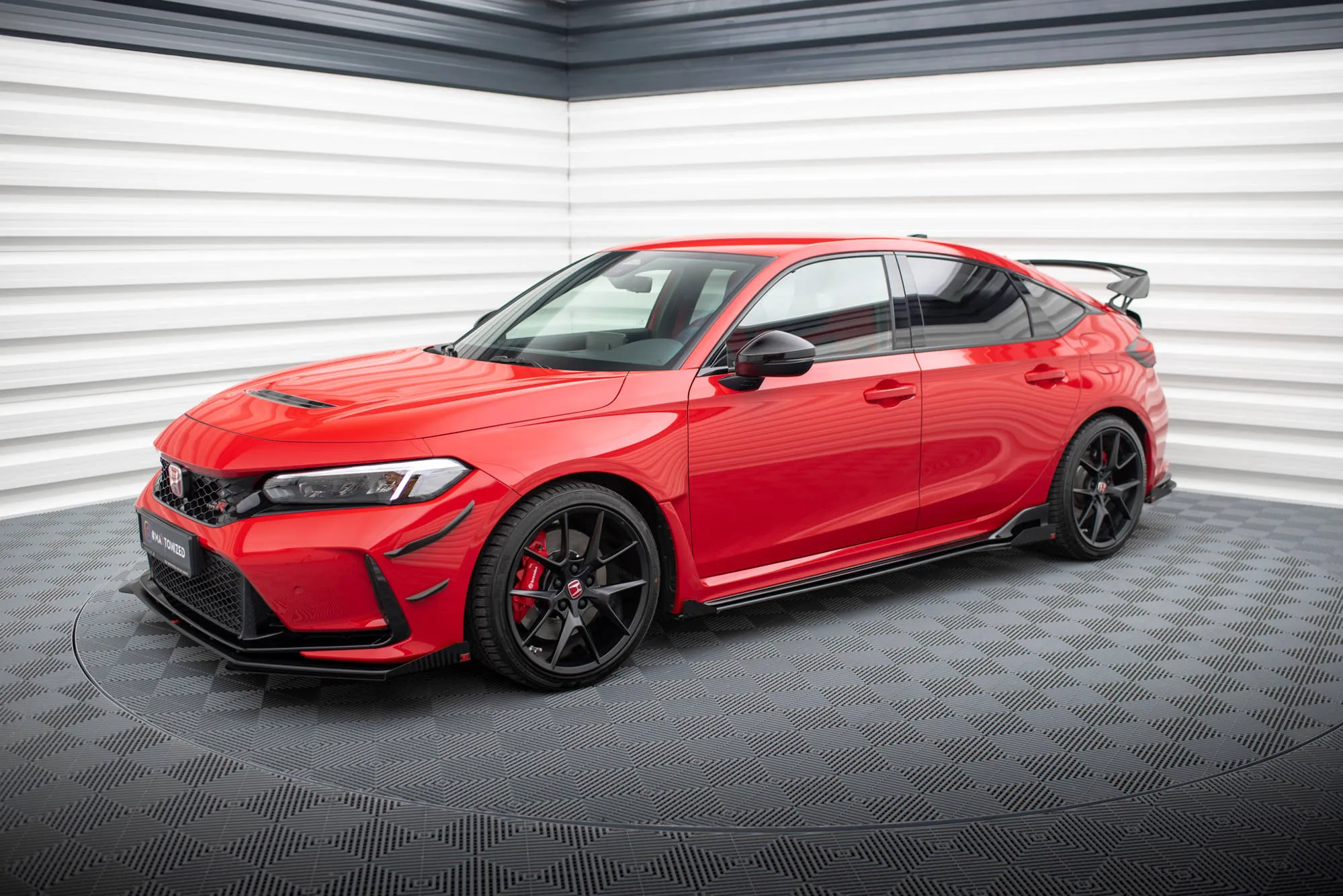 Sideskjørt-flopper Honda Civic XI Type-R 2023-> | Glossy Black Edition – bilde 3