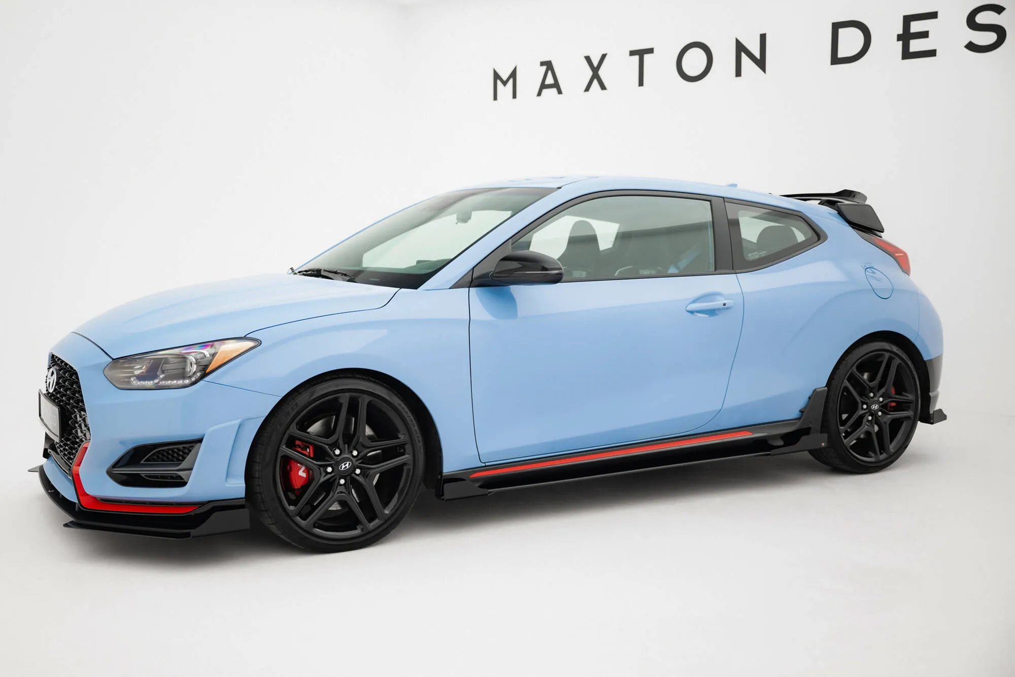 Sideskjørt-flopper Hyundai Veloster N II 2018 - 2022 | Glossy Black Edition – bilde 2