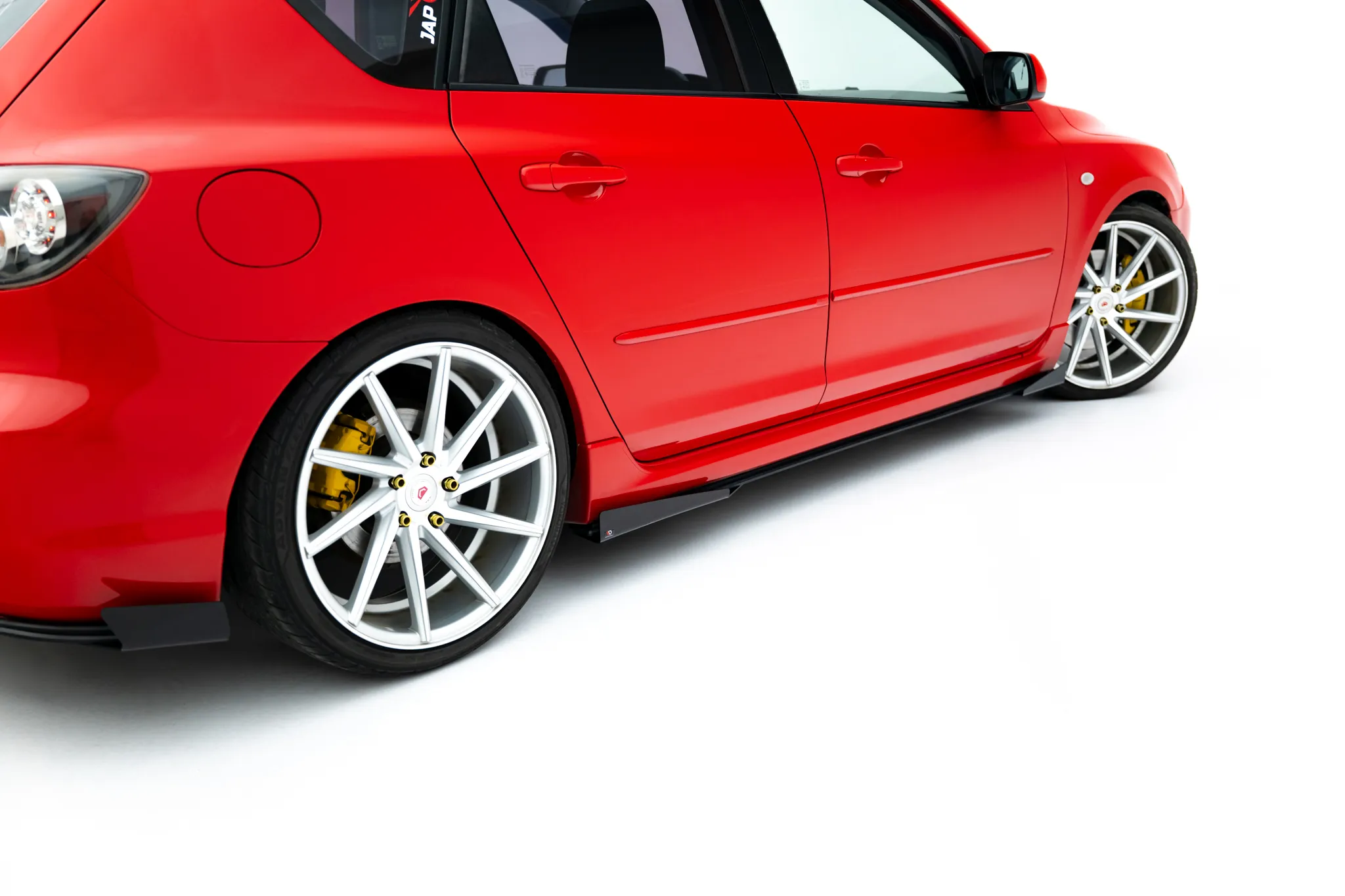 Sideskjørt + Flopper Mazda 3 MPS I 2006-2009 | Street Pro Black Edition