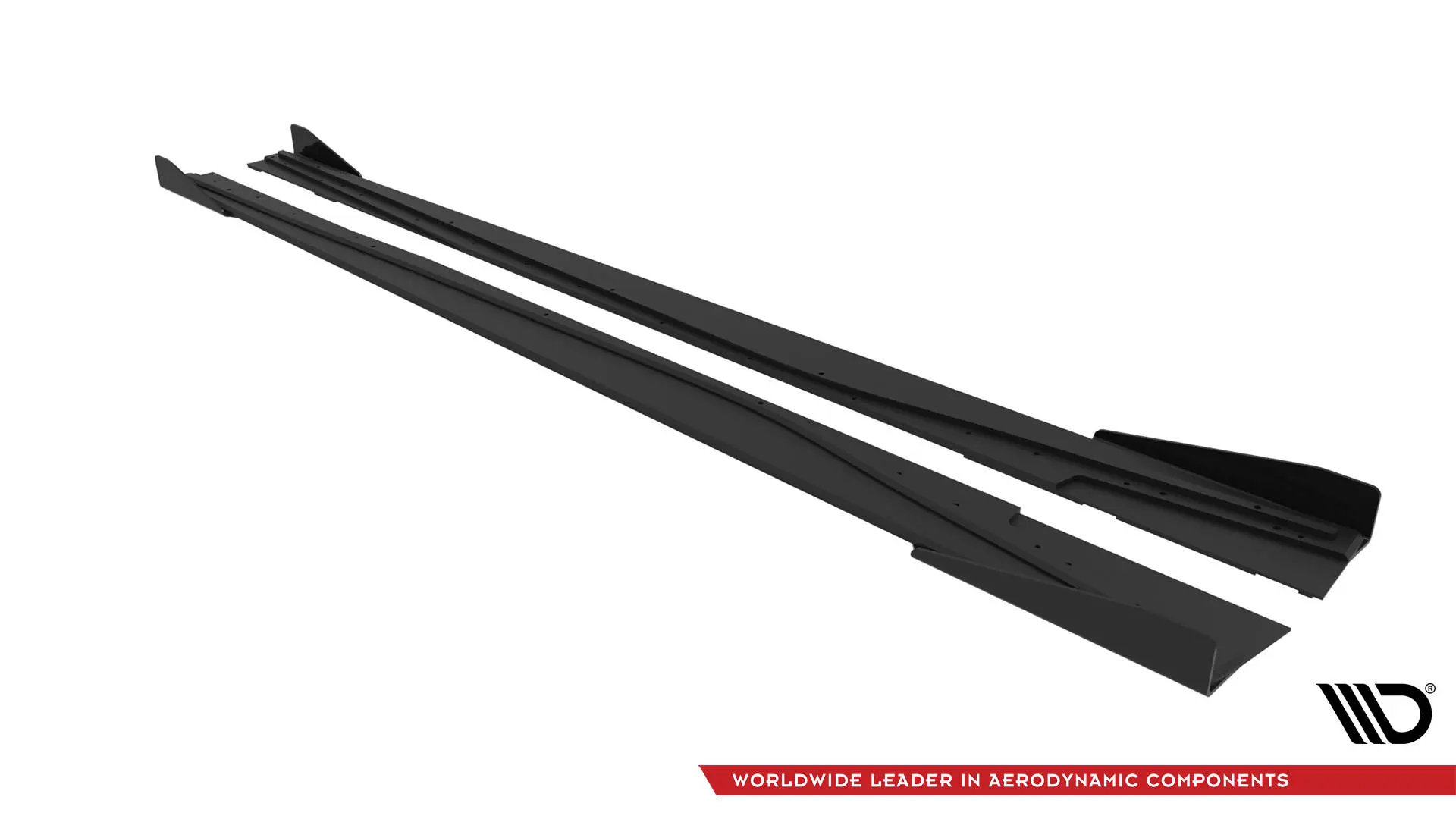 Sideskjørt + flopper Mercedes-Benz A (W176) AMG-Line facelift 2015 - 2018| Street Pro Black Edition – bilde 6