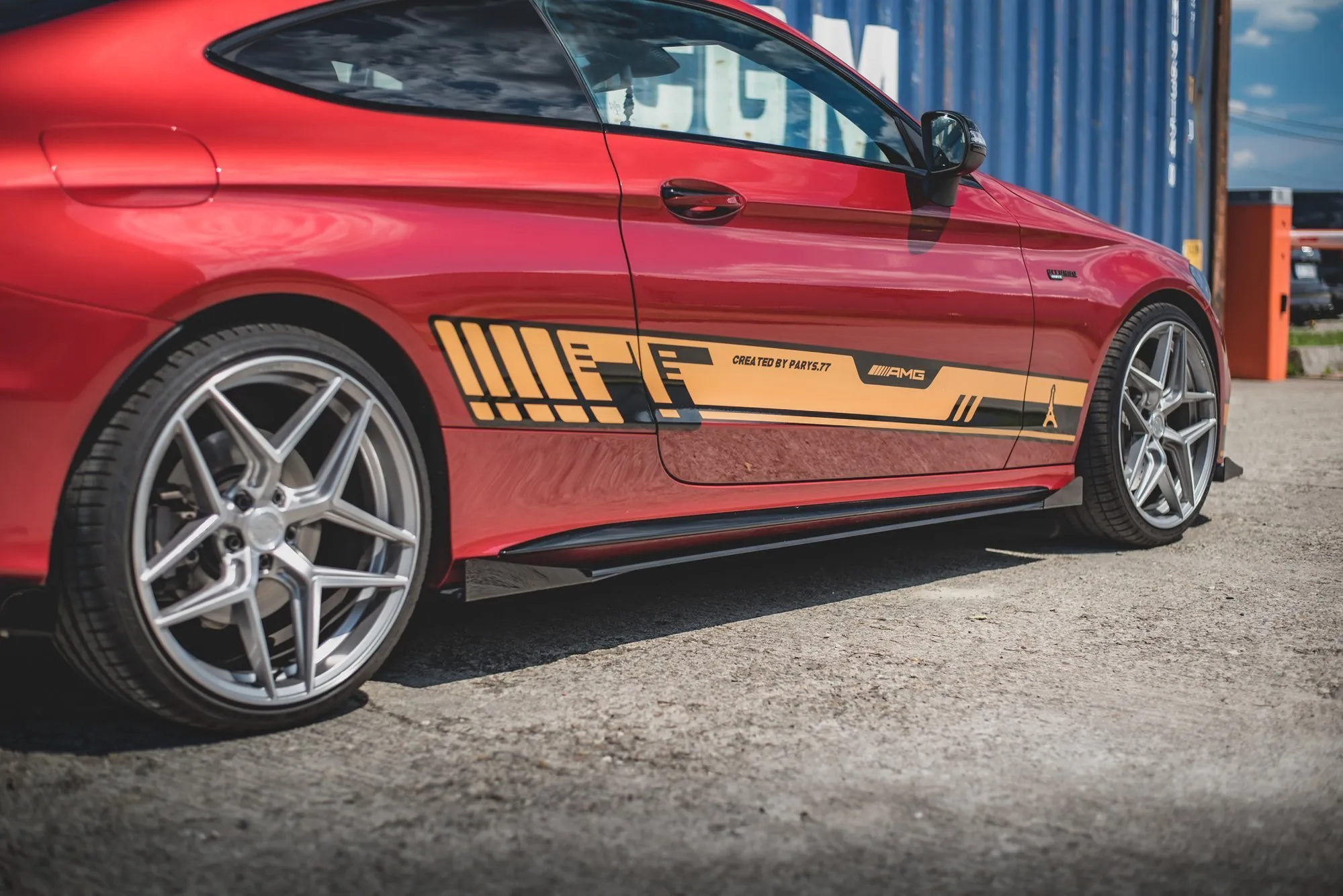 Sideskjørt + Flopper Mercedes-Benz C-Klasse (C43) | Street Pro Black Edition – bilde 6