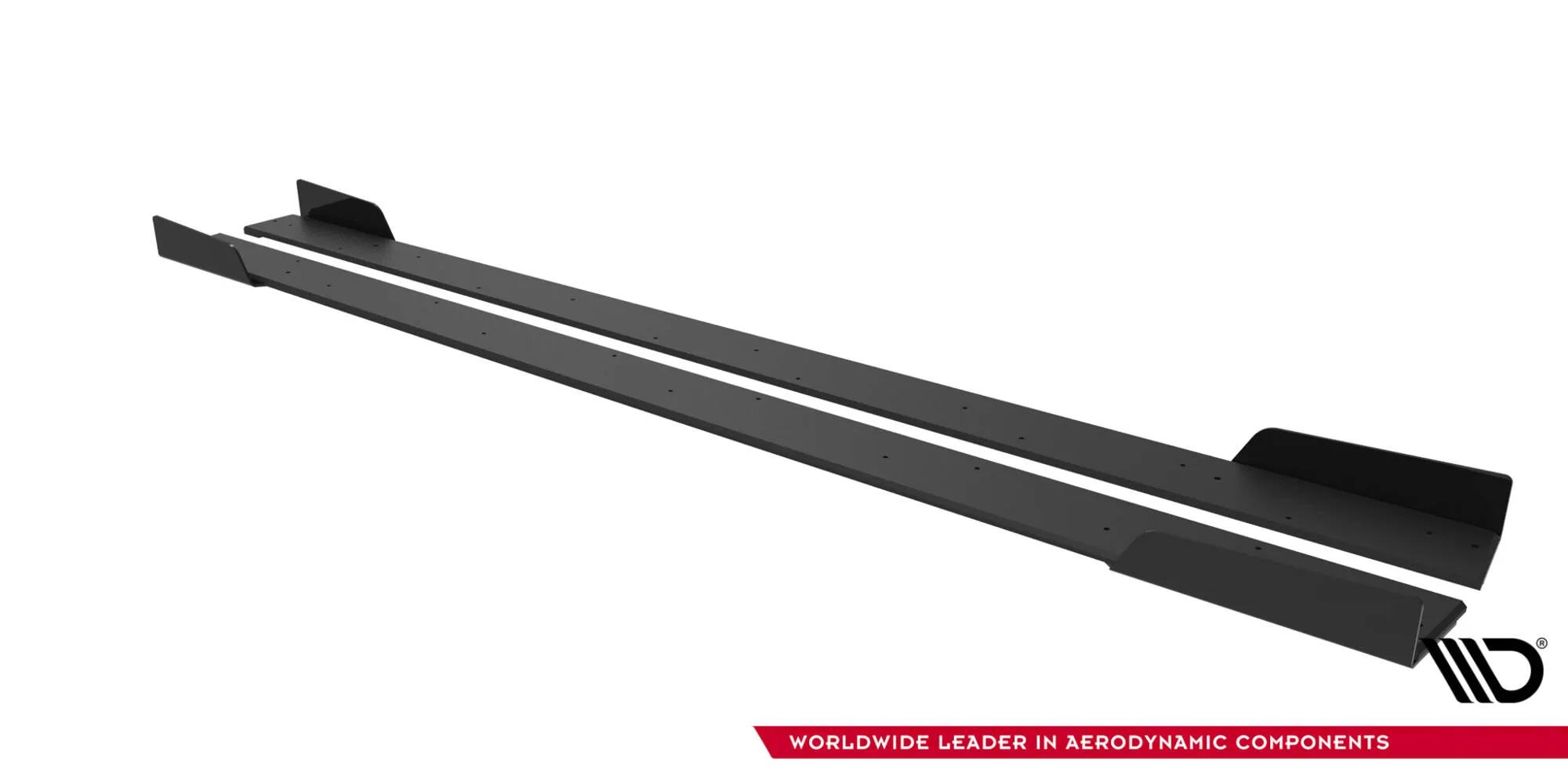 Sideskjørt + Flopper Mitsubishi Lancer EVO X 2007 - 2015 | Street Pro Black Edition – bilde 5
