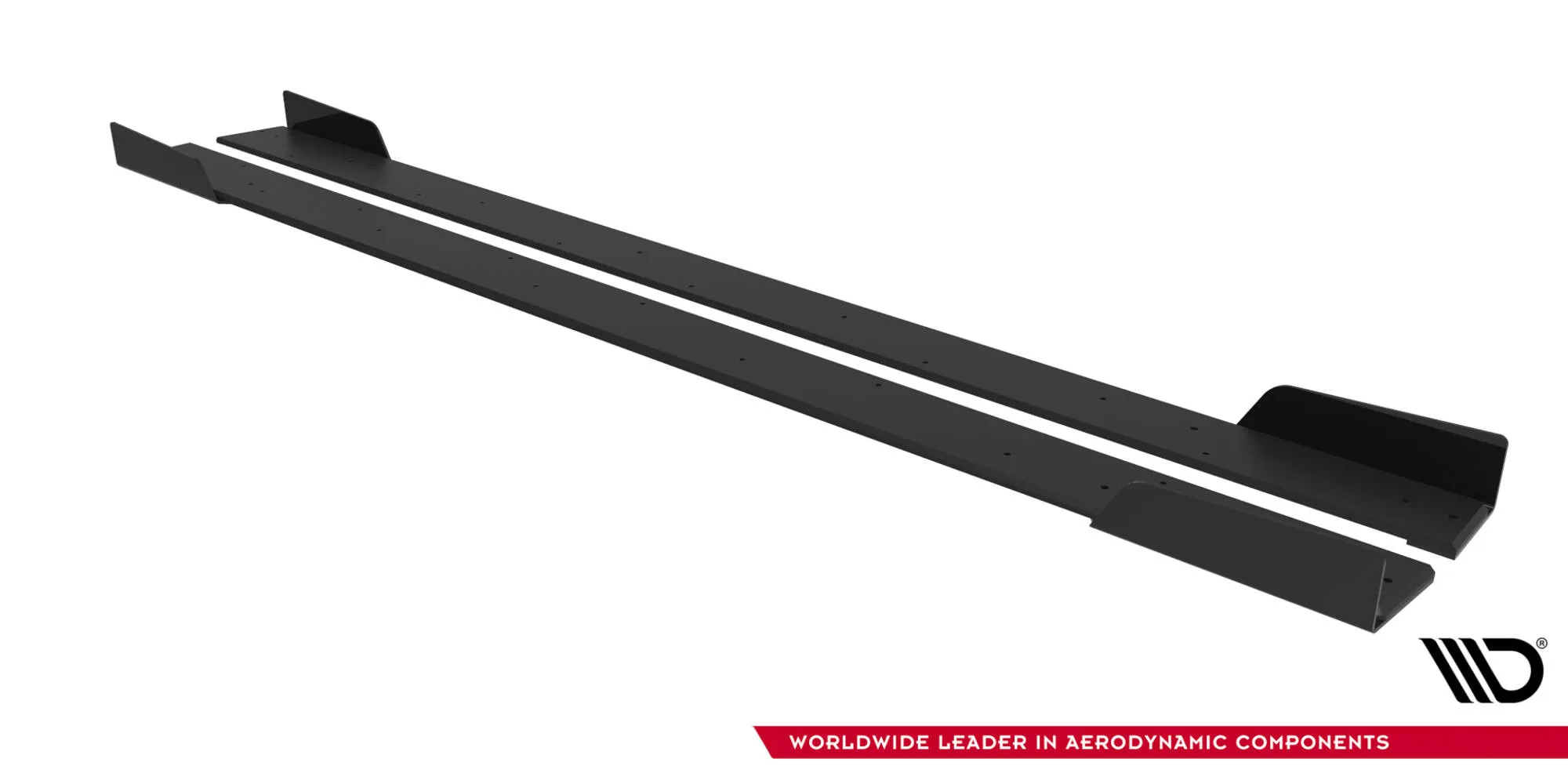 Sideskjørt + Flopper Mitsubishi Lancer EVO X 2007 - 2015 | Street Pro Black Edition – bilde 6