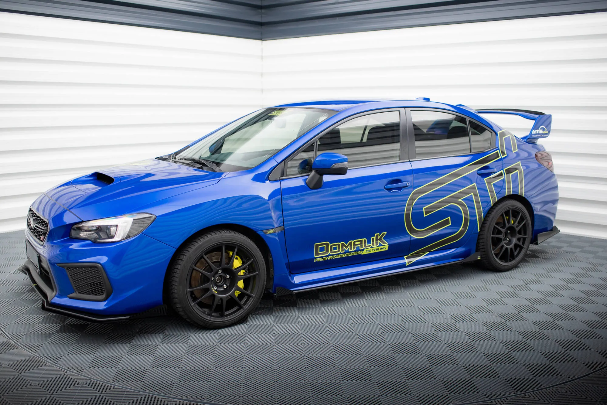 Sideskjørt + Flopper Subaru WRX STI I Facelift 2017 - 2021 | Street Pro Black Edition – bilde 2