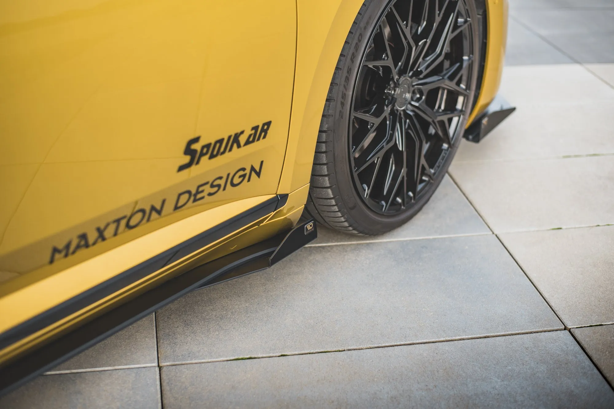 Sideskjørt-flopper VW Arteon R-Line 2017 - 2020 | Glossy Black Edition
