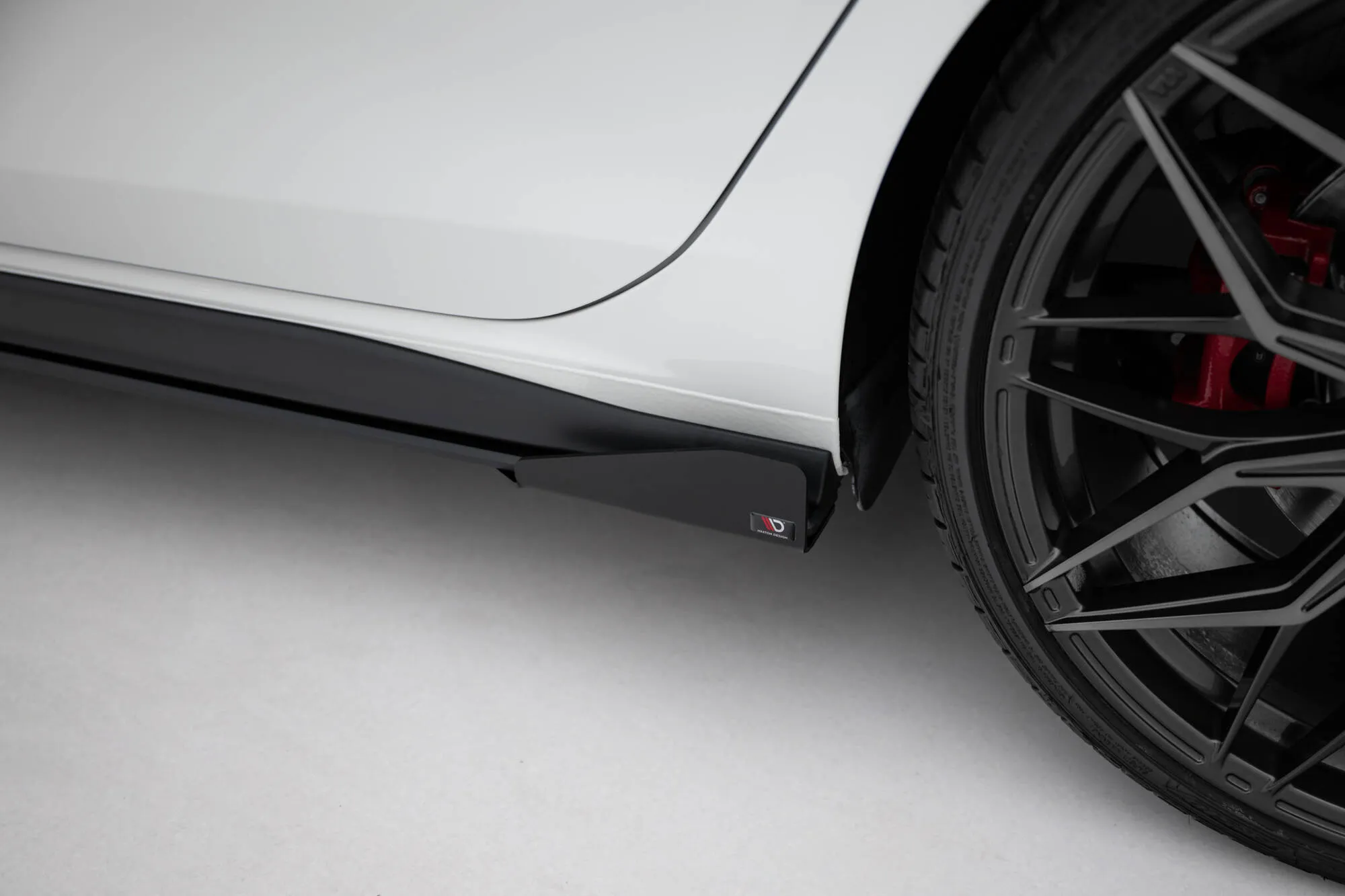 Sideskjørt + Flopper VW Golf 8 GTI / GTI Clubsport / R-line 2020-> | Street Pro Black Edition – bilde 4