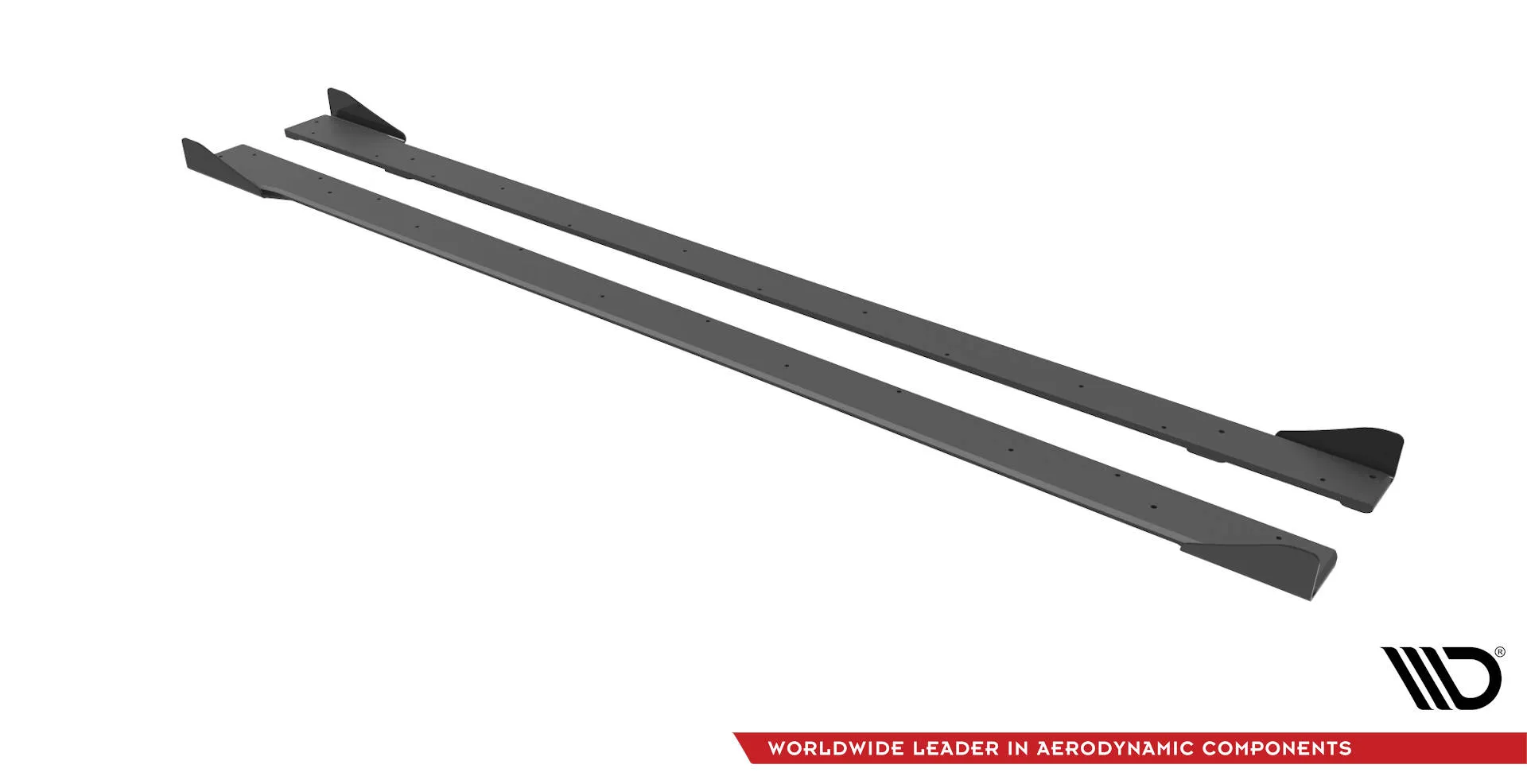 Sideskjørt + Flopper VW Golf R Mk7 2013-2016 | Street Pro Black Edition