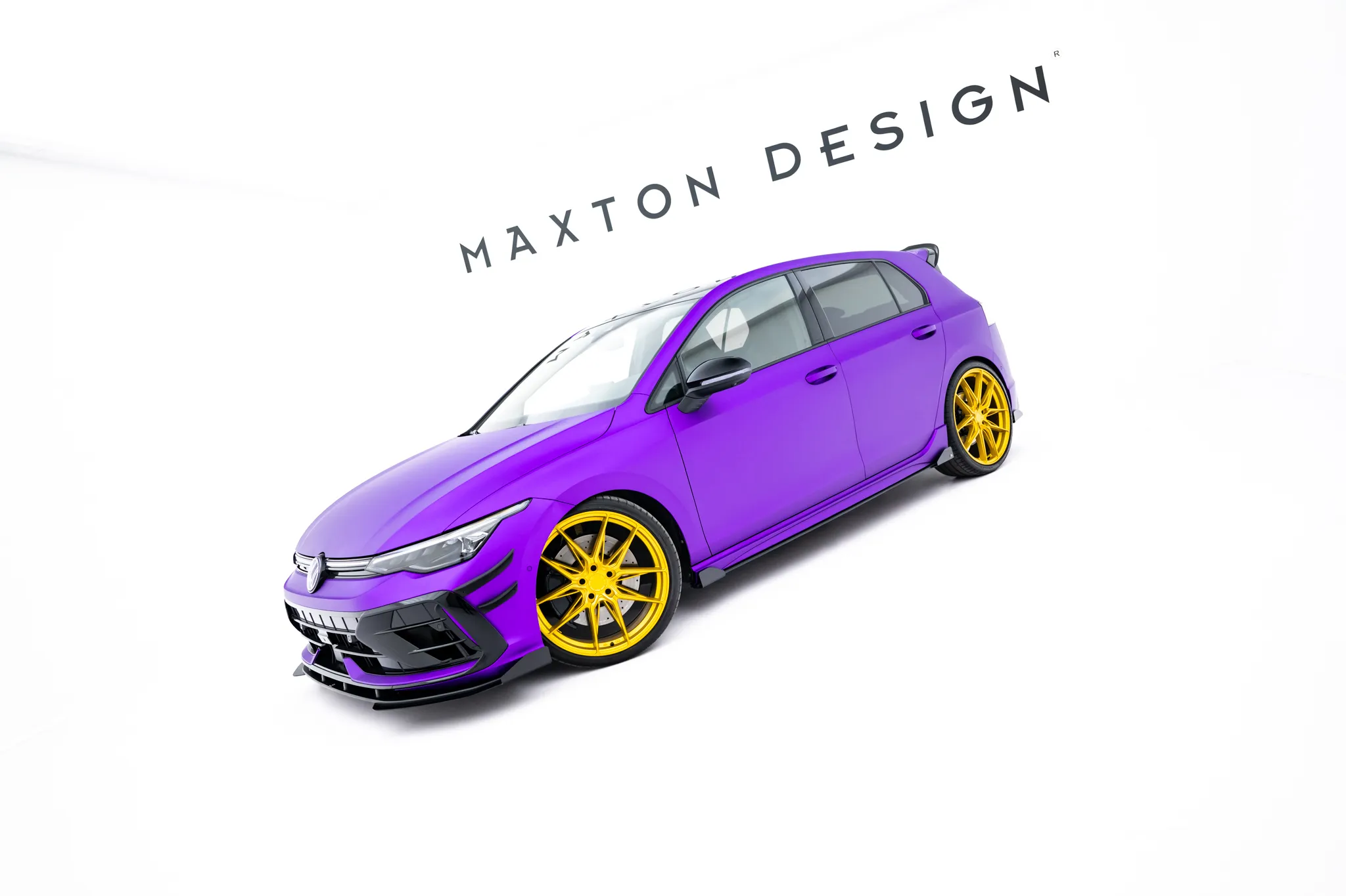 Sideskjørt + Flopper VW Golf R MK8 2020-> | Street Pro Black Edition – bilde 4