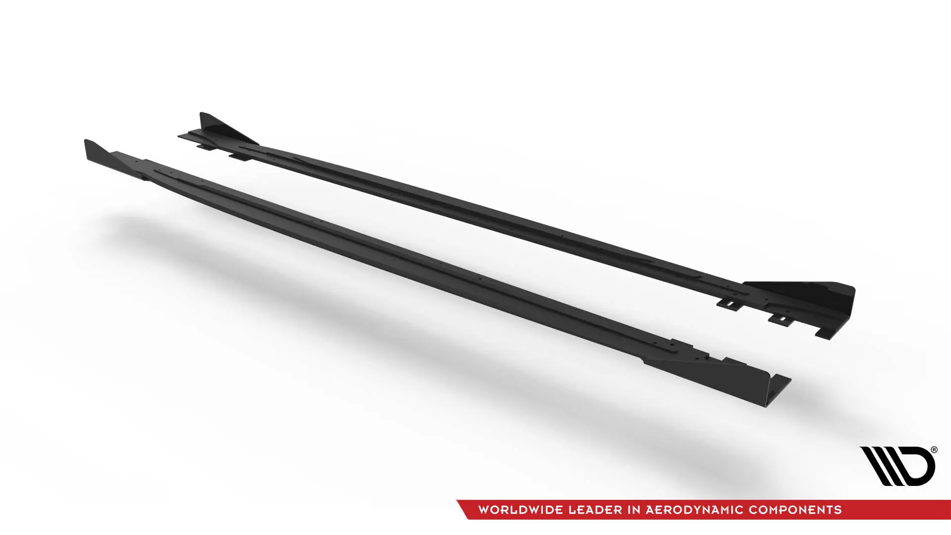 Sideskjørt + flopper VW Scirocco R mk3 2008 - 2014 | Street Pro Black Edition – bilde 6