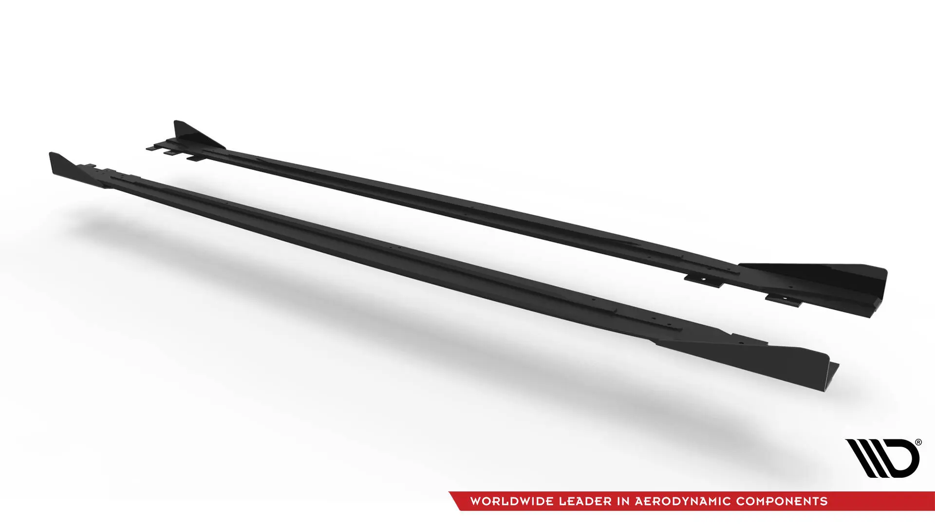 Sideskjørt + flopper VW Scirocco R mk3 2008 - 2014 | Street Pro Black Edition – bilde 7