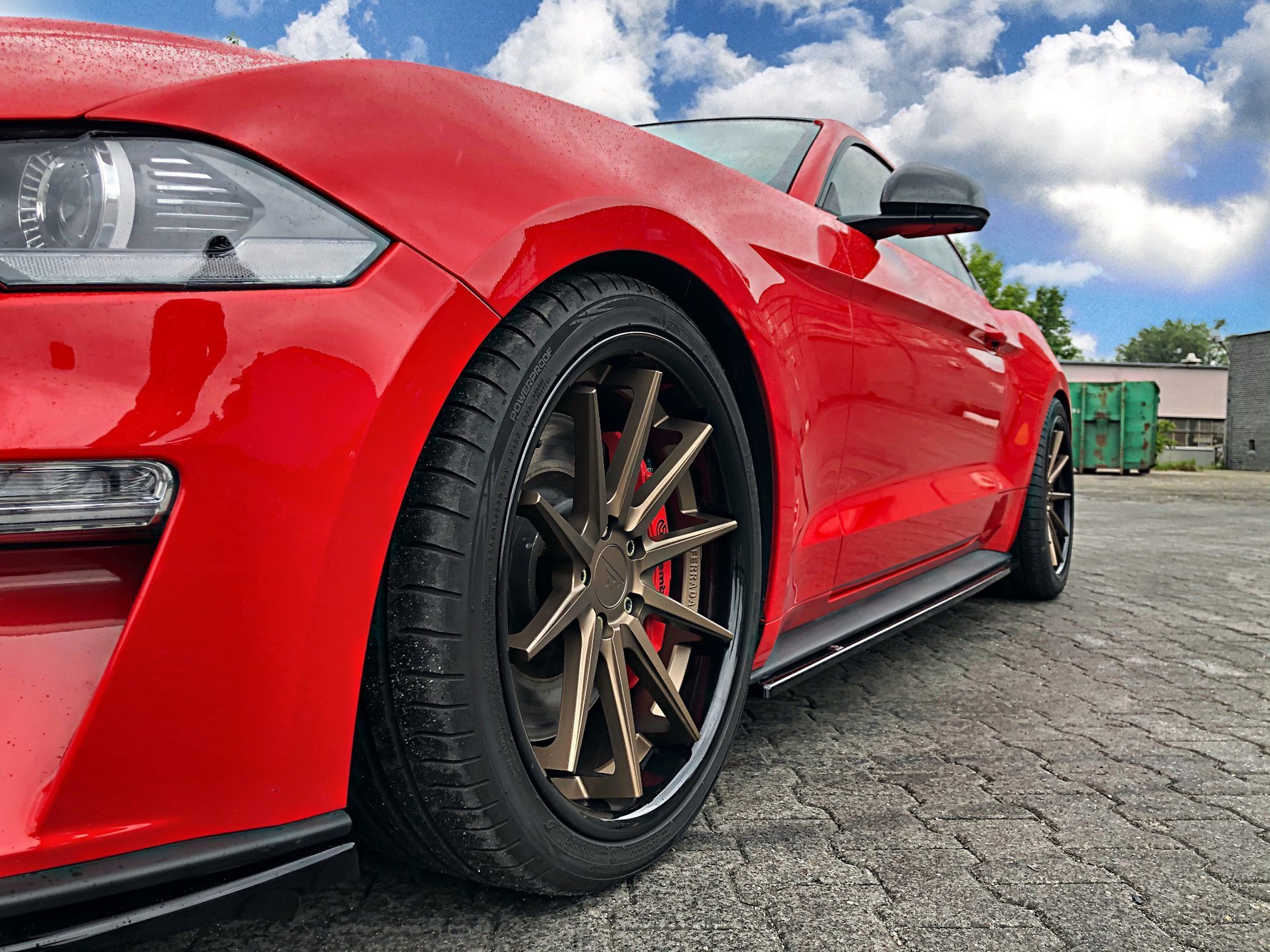 Sideskjørt Ford Mustang VI Facelift 2017 - 2023