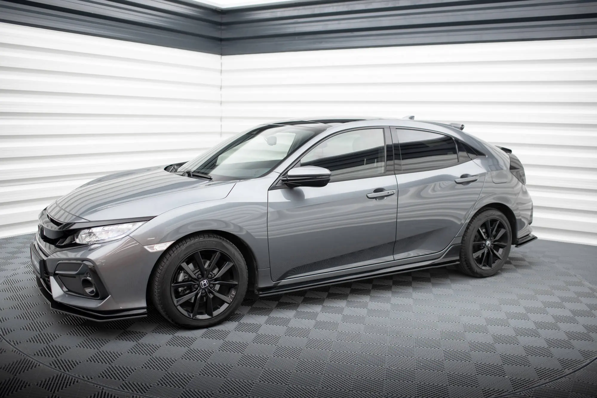 Sideskjørt Honda Civic Sport Mk10 2020-2023 | Street Pro Black Edition – bilde 4