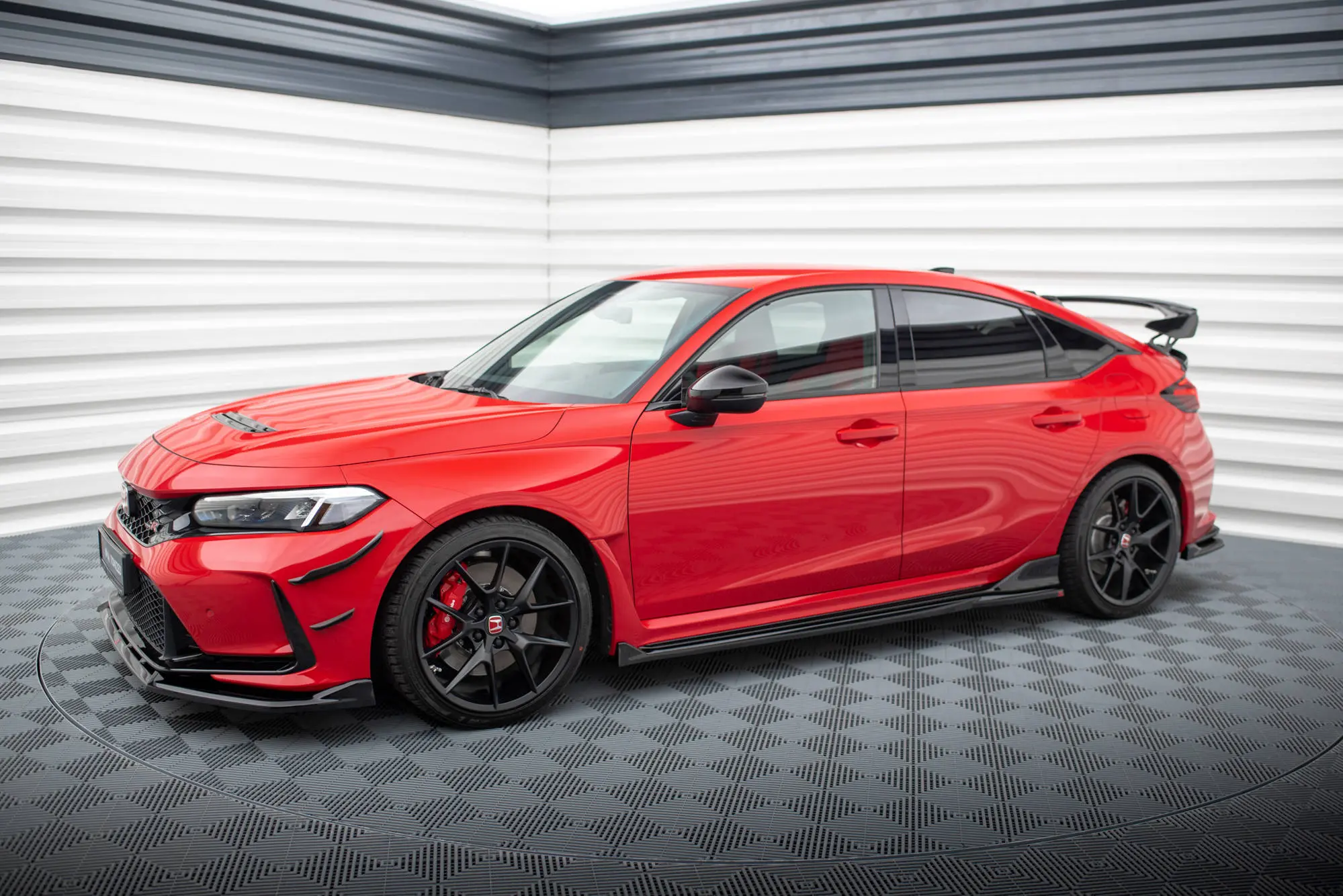Sideskjørt Honda Civic XI Type-R 2023-> | V.2 Glossy Black Edition – bilde 4