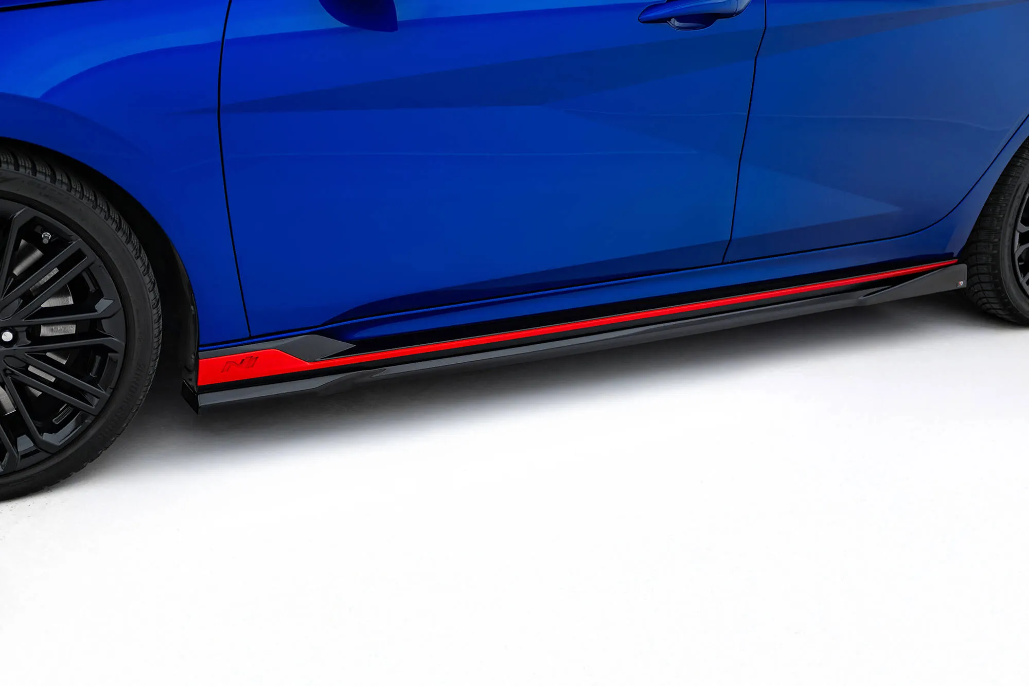 Sideskjørt Hyundai Elantra N VII 2020 - 2023 | Glossy Black Edition