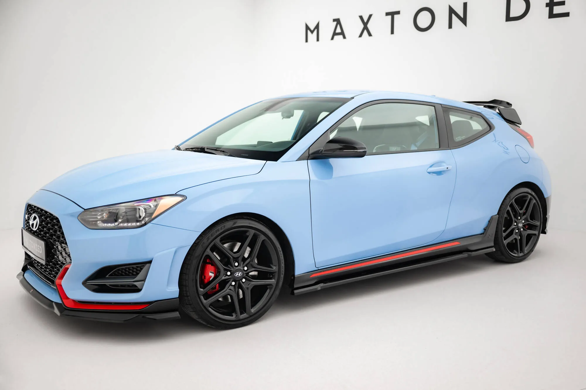 Sideskjørt Hyundai Veloster N II 2018 - 2022 | Glossy Black Edition – bilde 2