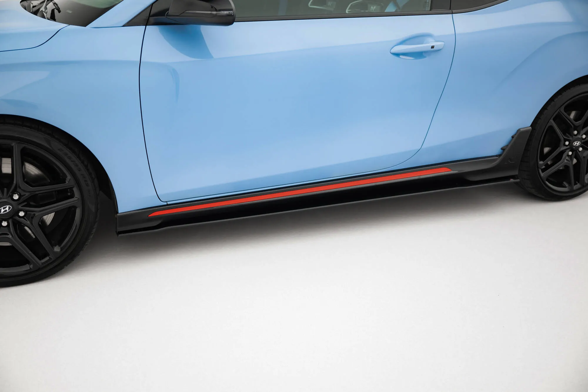 Sideskjørt Hyundai Veloster N II 2018 - 2022 | Street Pro Black Edition